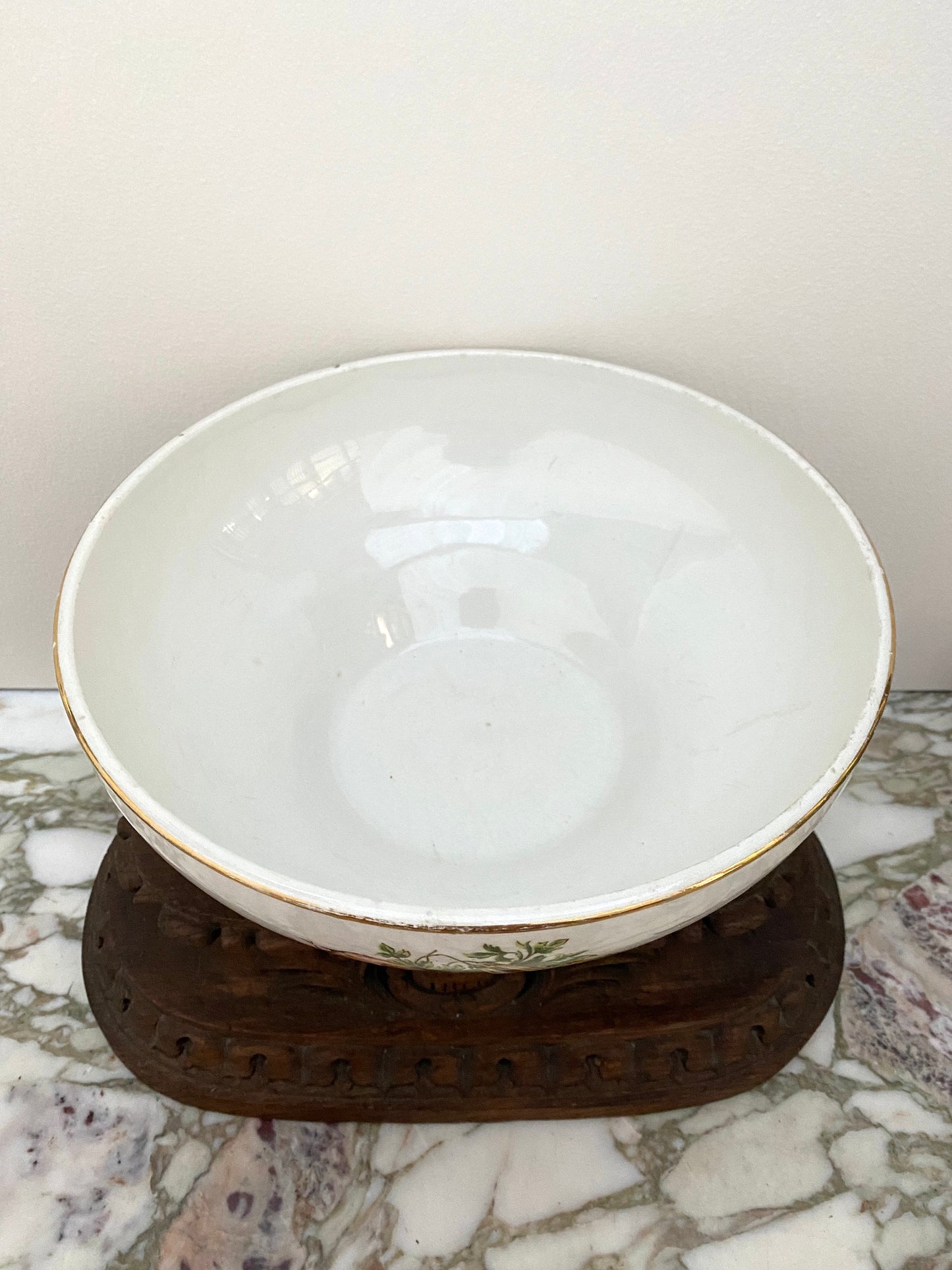 Vintage French "Milliat Frères" Vegetables - Large Salad Bowl