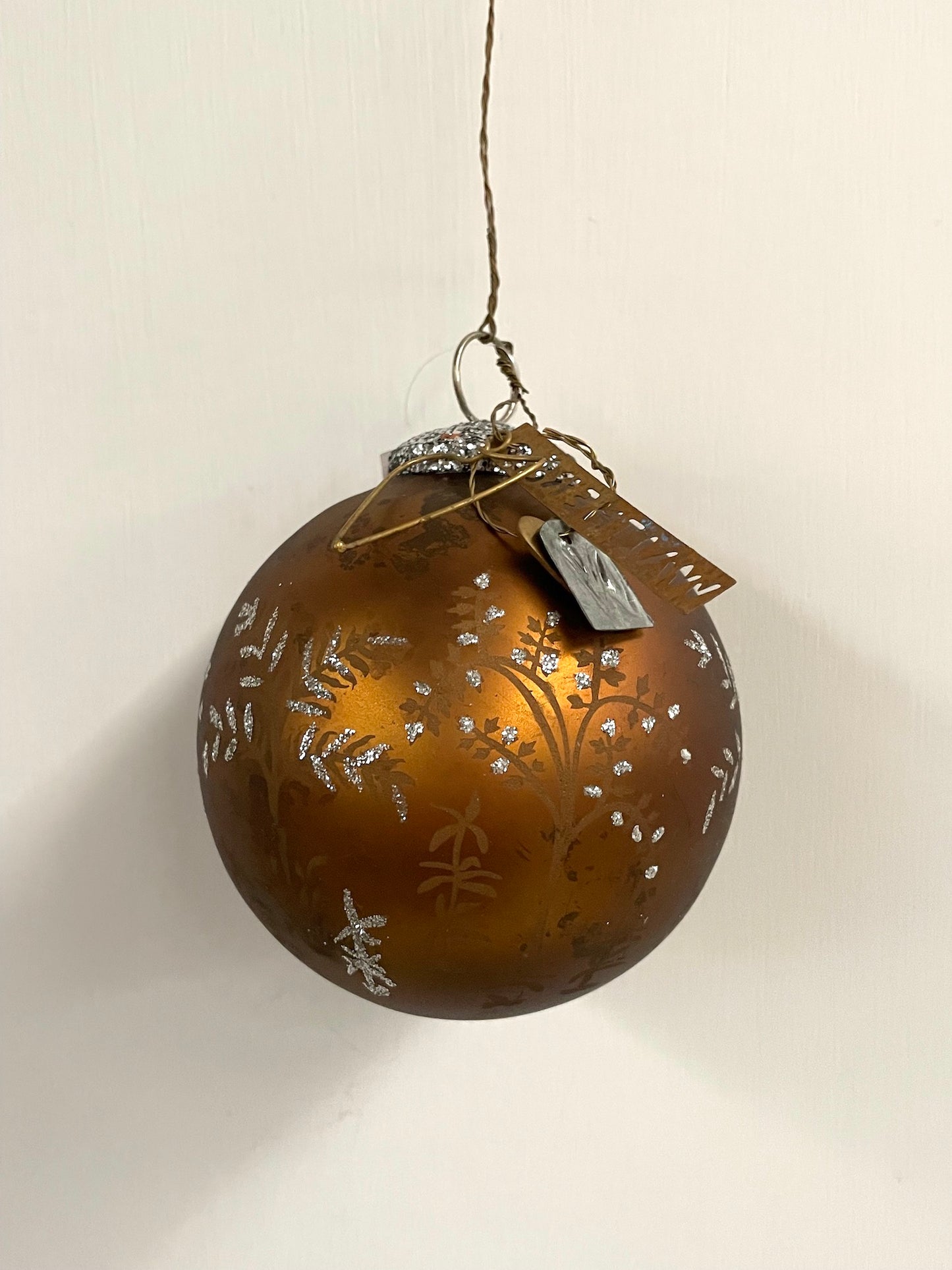 Walther & Co. Bronze Glass Forest Ball