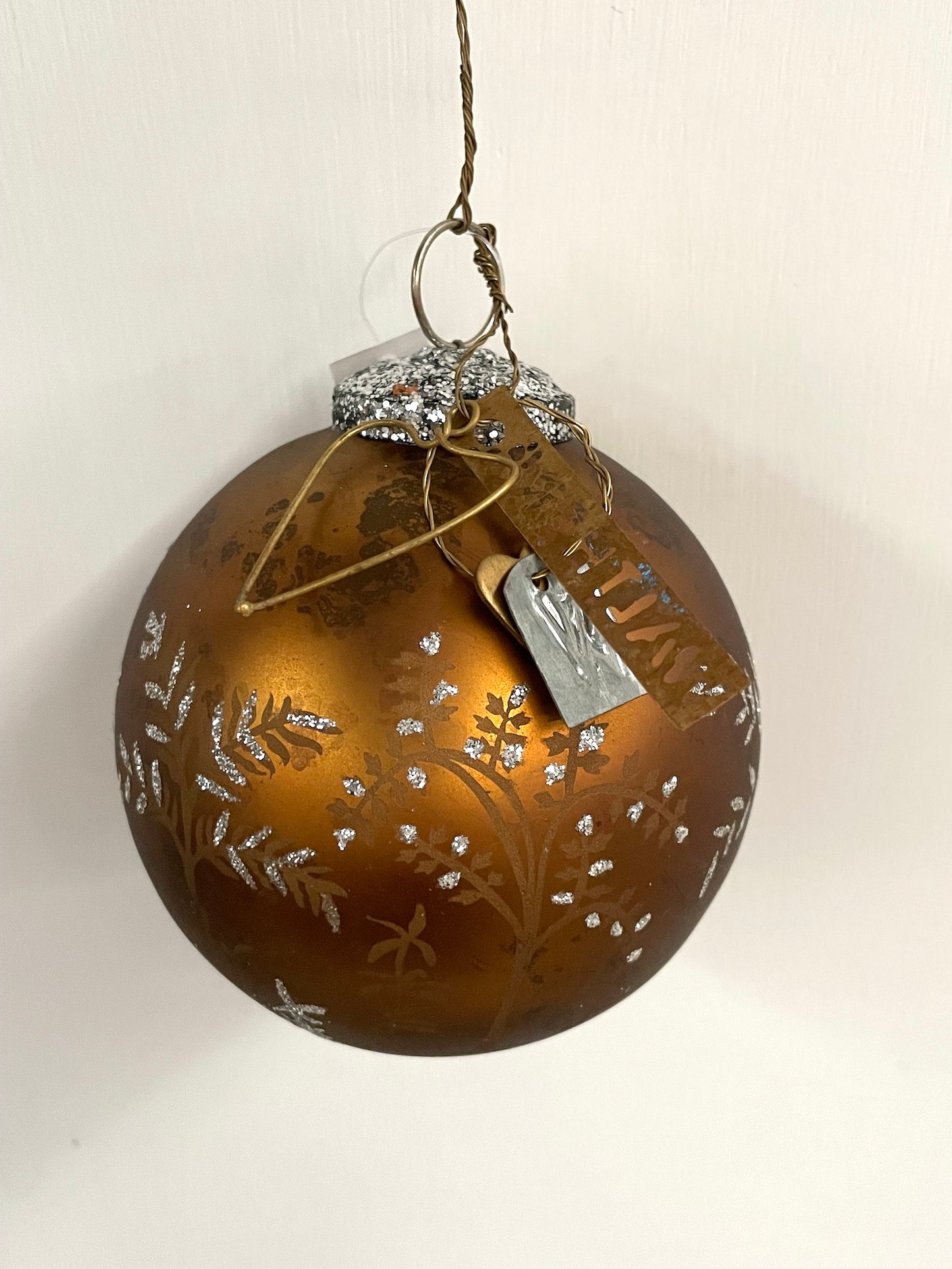 Walther & Co. Bronze Glass Forest Ball