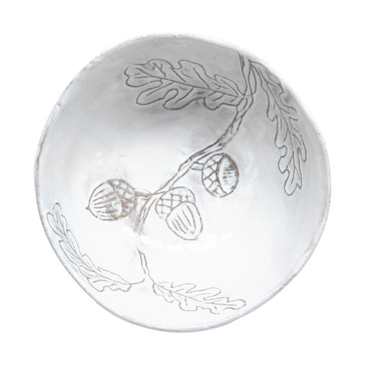 Astier de Villatte Setsuko Acorn Leaf Bowl on Stand