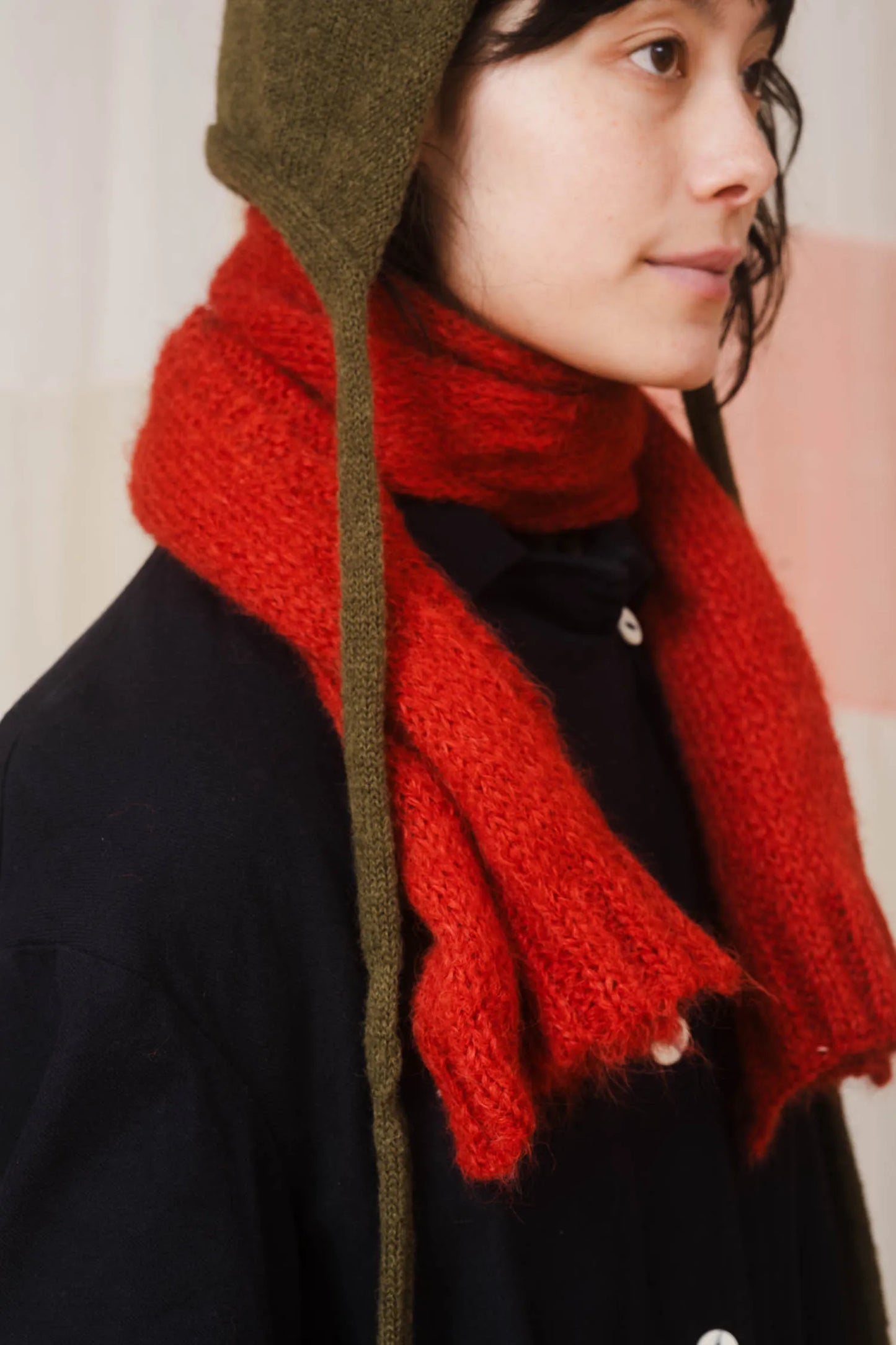 Sula Small Scarf - Red