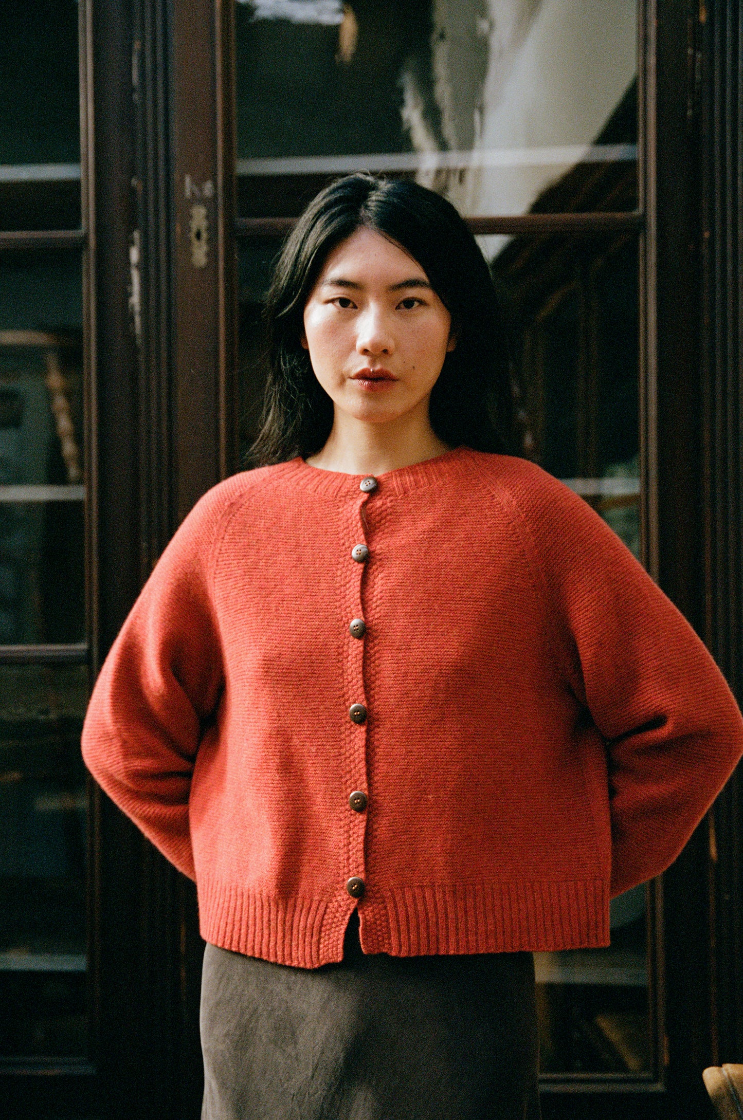 Francie Loft Cardigan Amber