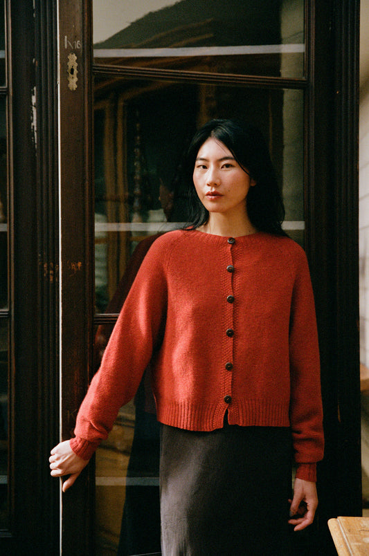 Francie Loft Cardigan Amber