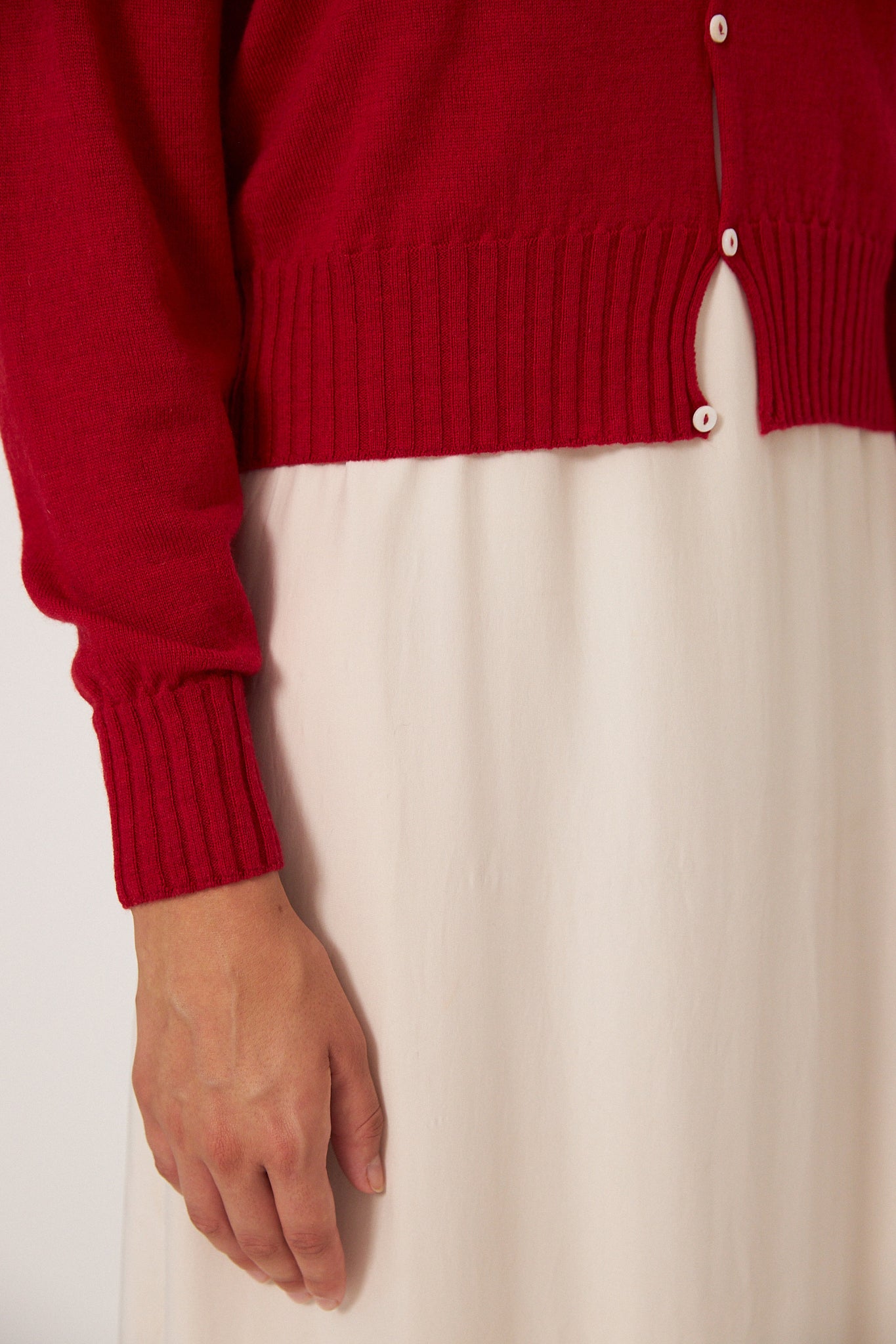 Francie Annie Cardigan Cherry