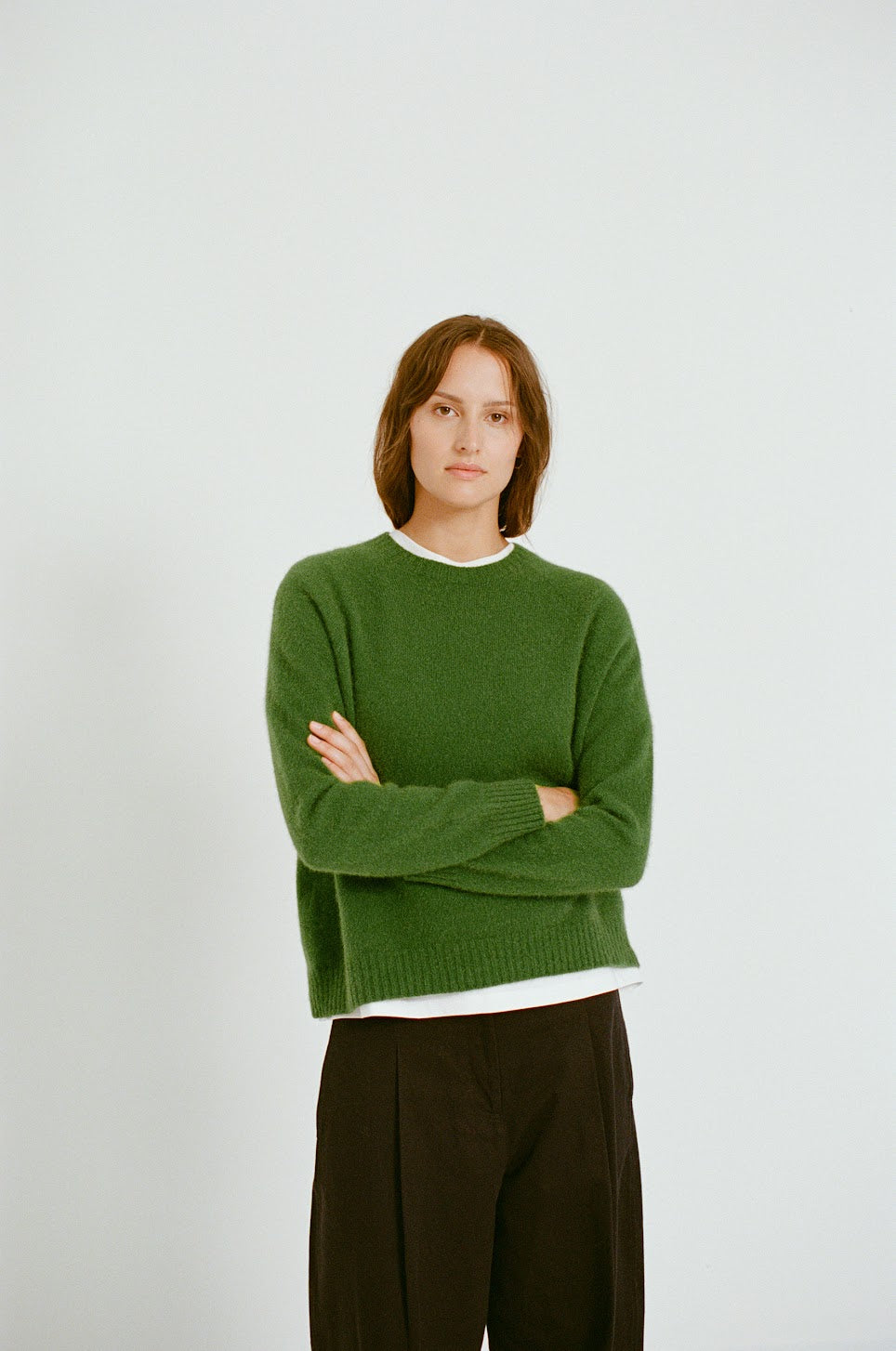 Francie Nimbus Raglan Knit Herb Green