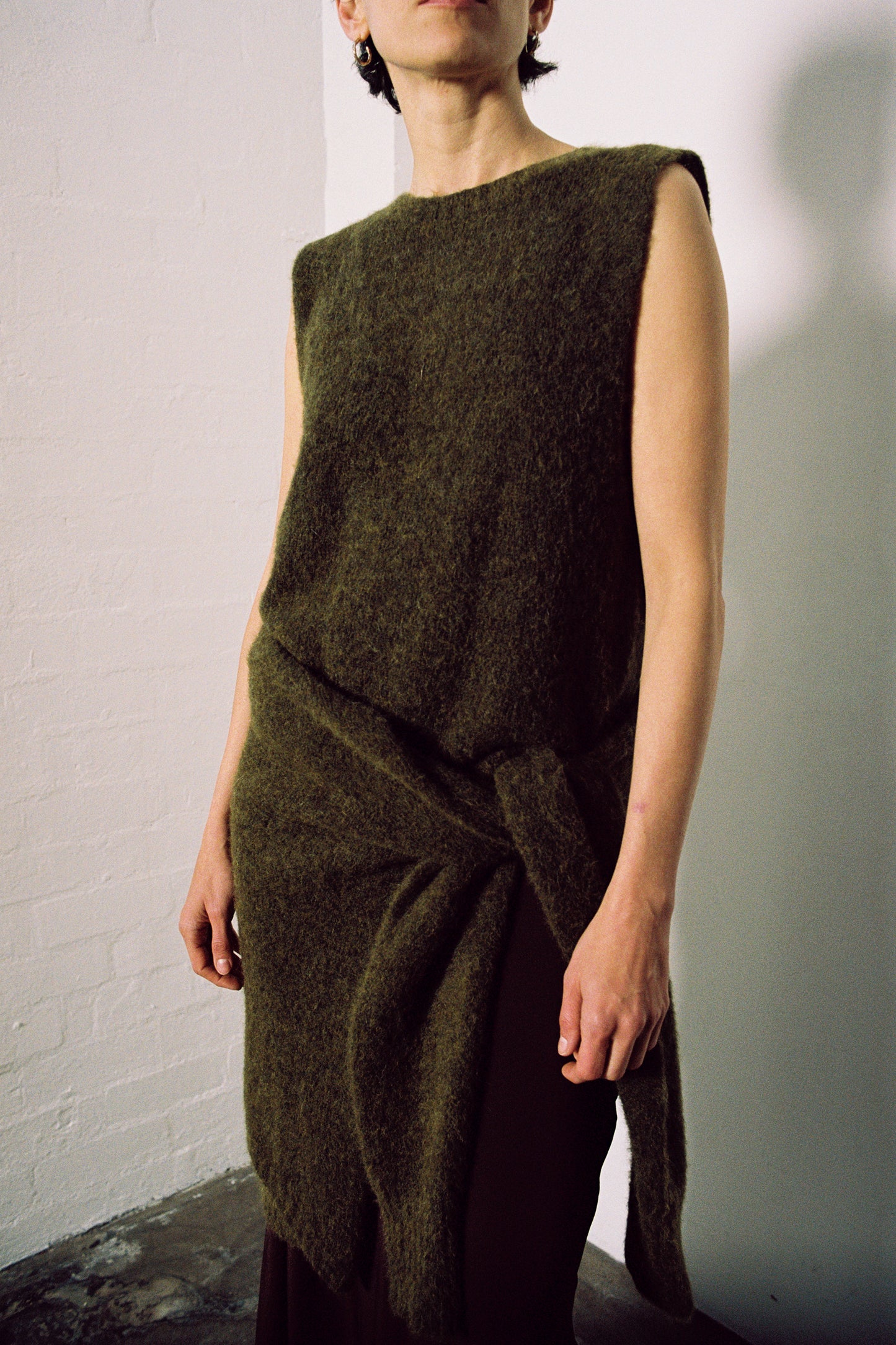 Francie Picnic Vest Moss