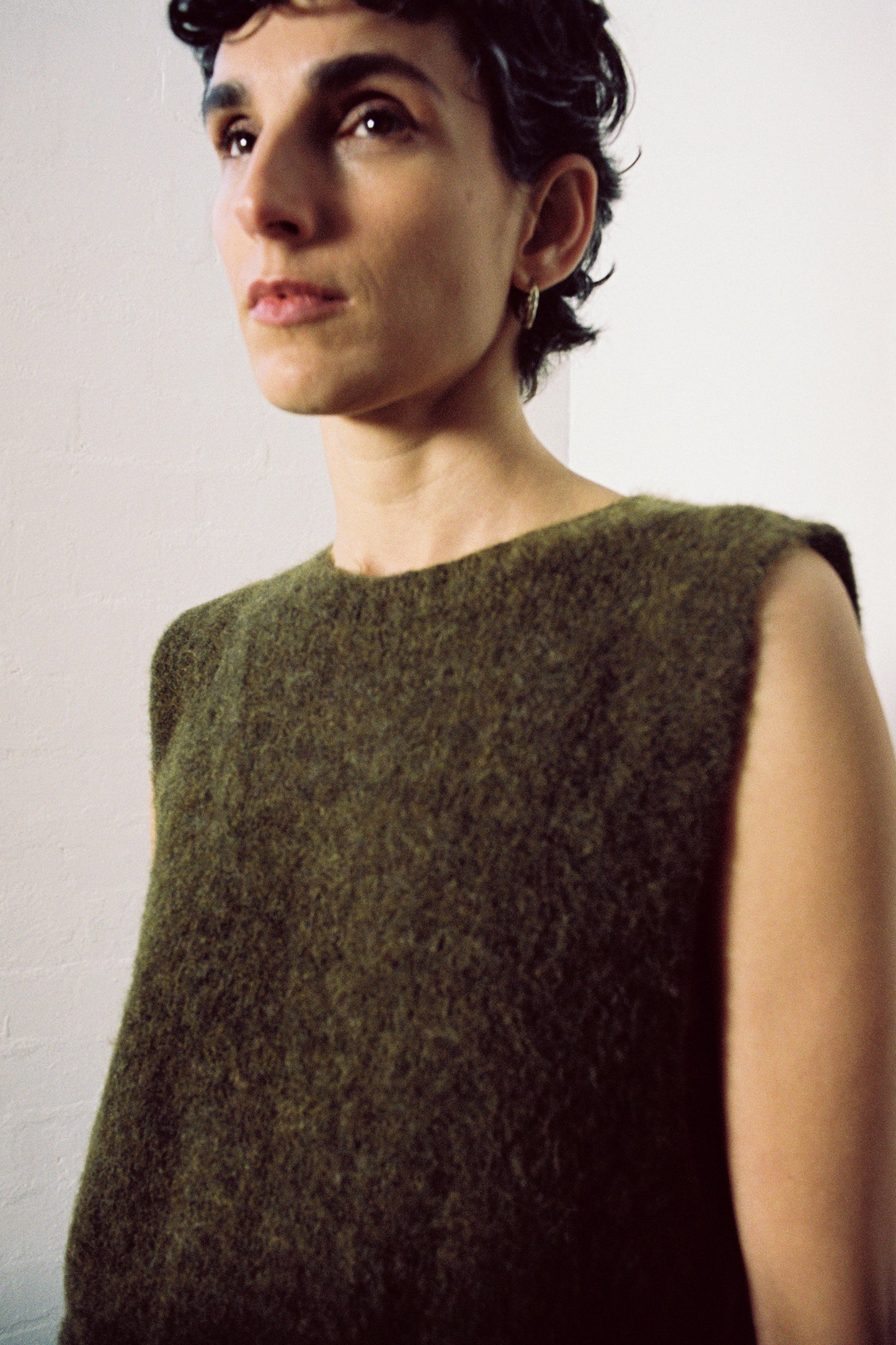 Francie Picnic Vest Moss