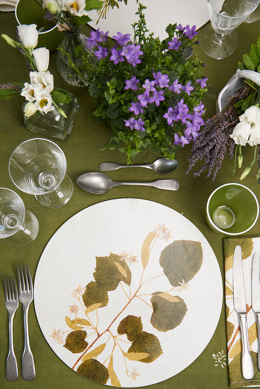 Summerill & Bishop 'Limetree' Round Cork-Backed Placemat