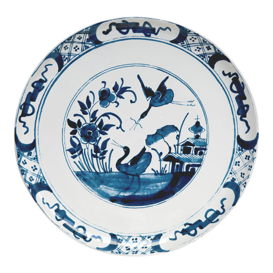 Astier de Villatte John Derian Large Pond Heron Dinner Plate