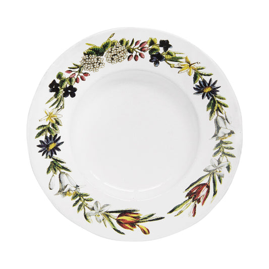 Astier de Villatte Medium Flowers Garland Plate