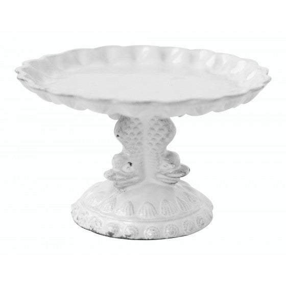 Astier de Villatte Dauphins Small Dish on Stand