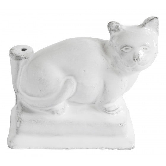 Astier de Villatte Minou Cat Incense Holder