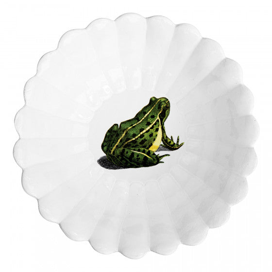 Astier de Villatte John Derian Sitting Frog Large Salad Bowl