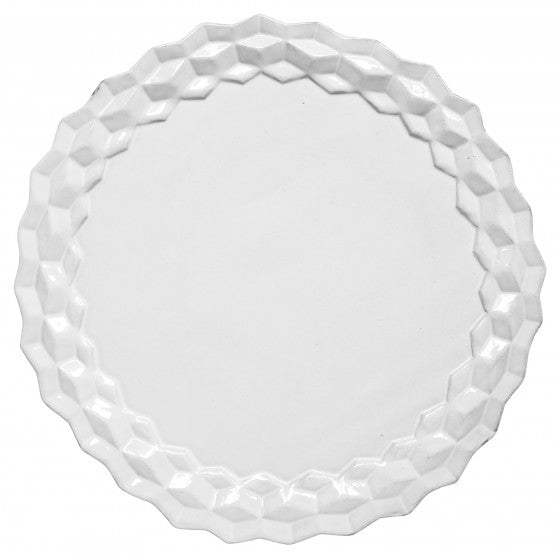 Astier de Villatte Cube Large Dinner Plate