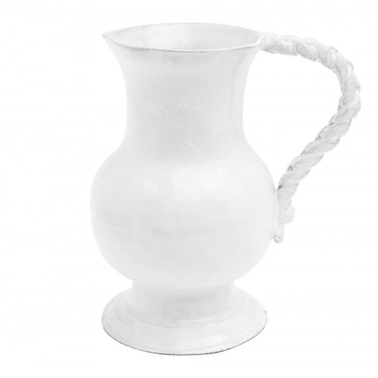 Astier de Villatte Pitcher with Braided Handle