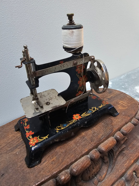 Antique German 'Casige' Hand-Crank Sewing Machine - III