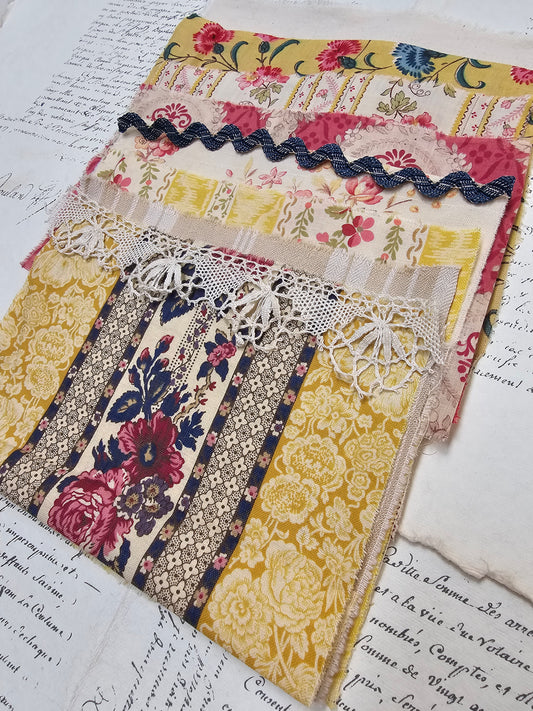 Antique French Buttercup Fabric Pack - II