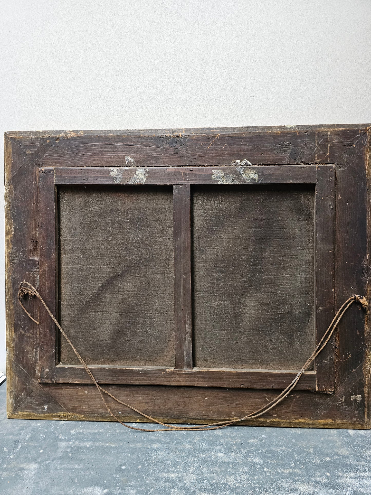 Antique European Mountain Scene Painting