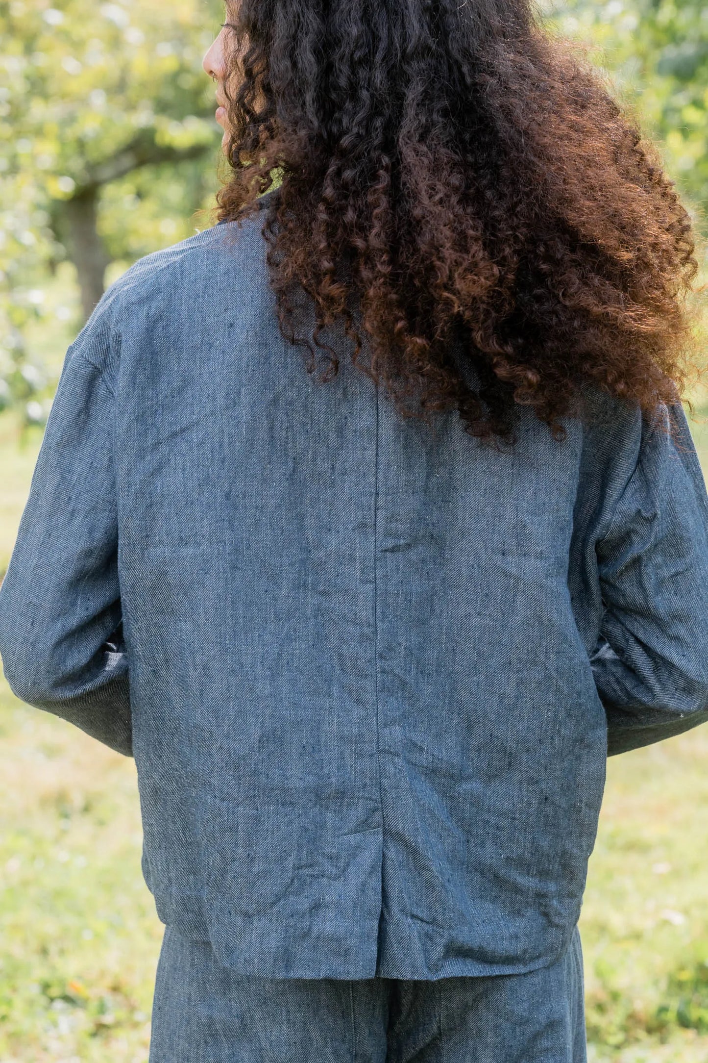 Sula Big Stan Jacket - Linen Denim