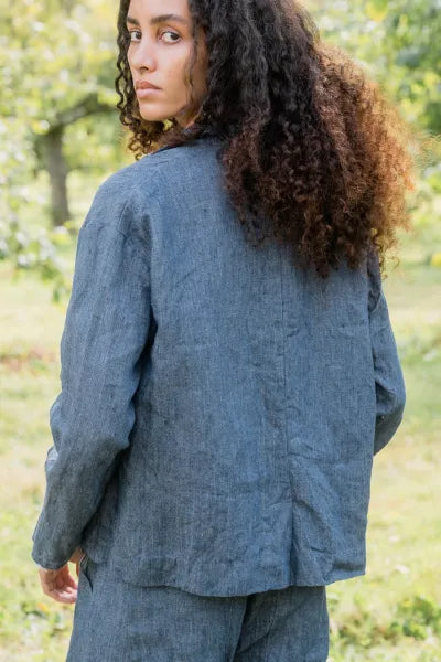 Sula Big Stan Jacket - Linen Denim