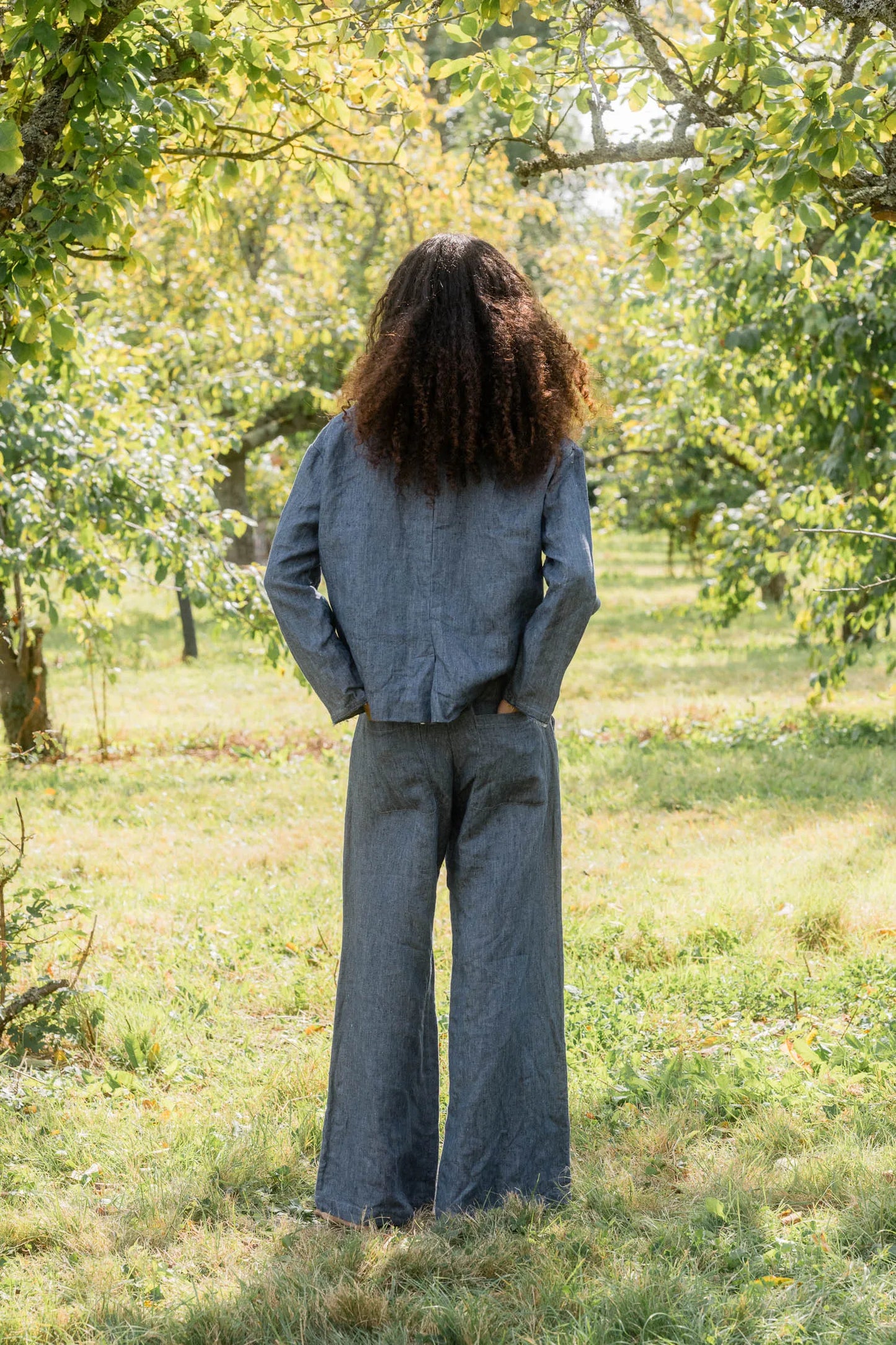 Sula Big Stan Jacket - Linen Denim