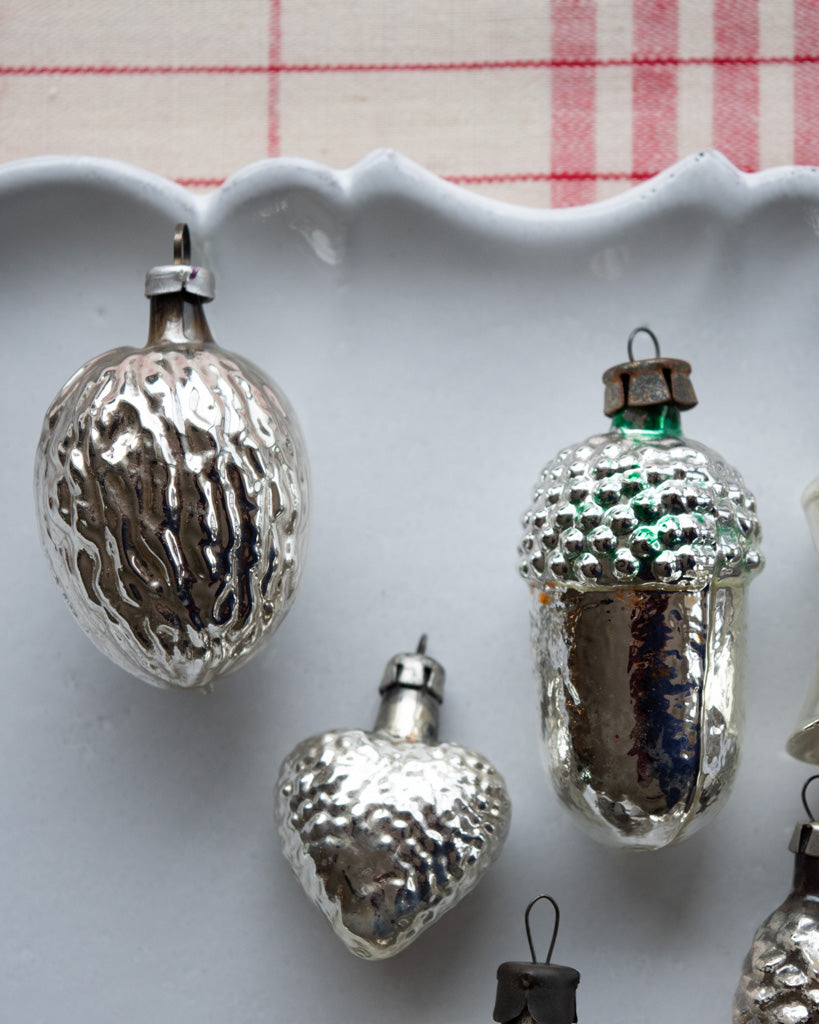 Vintage European Ornament Set - Silver I
