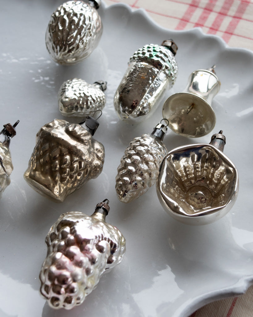 Vintage European Ornament Set - Silver I