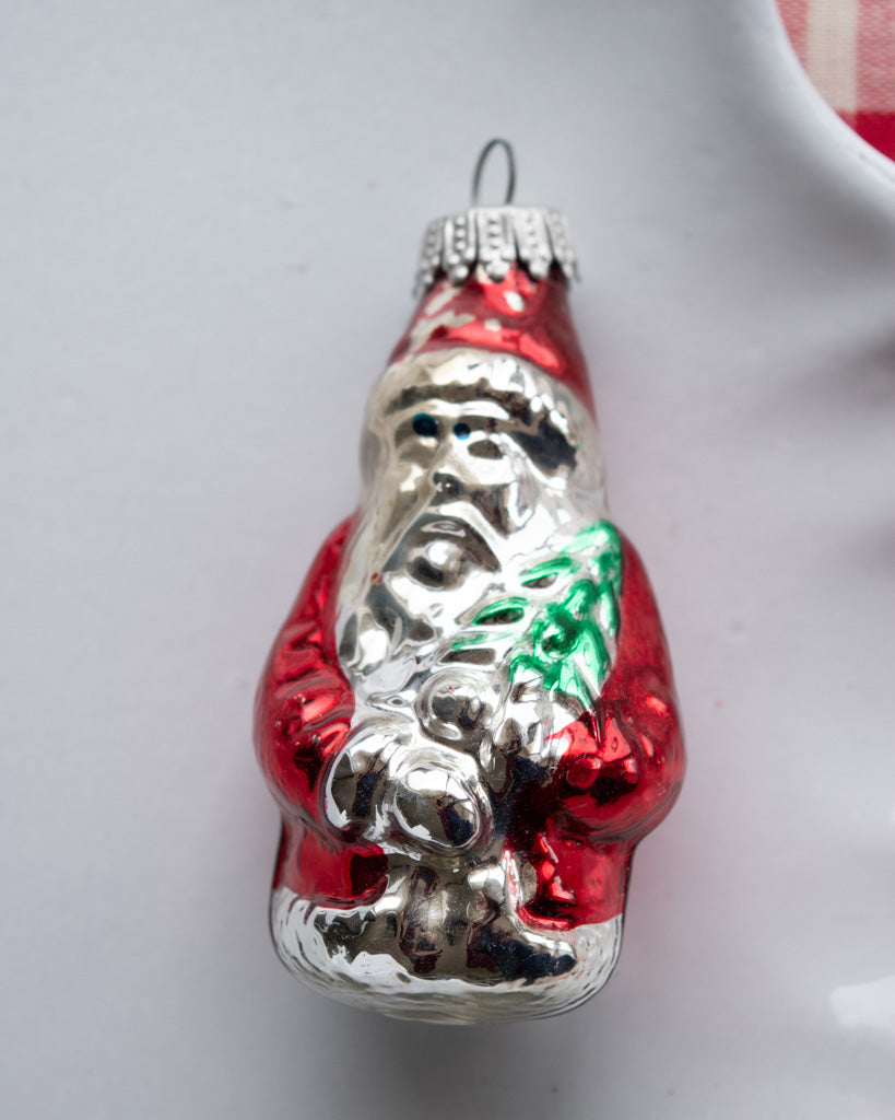 Vintage European Ornament - Santa II