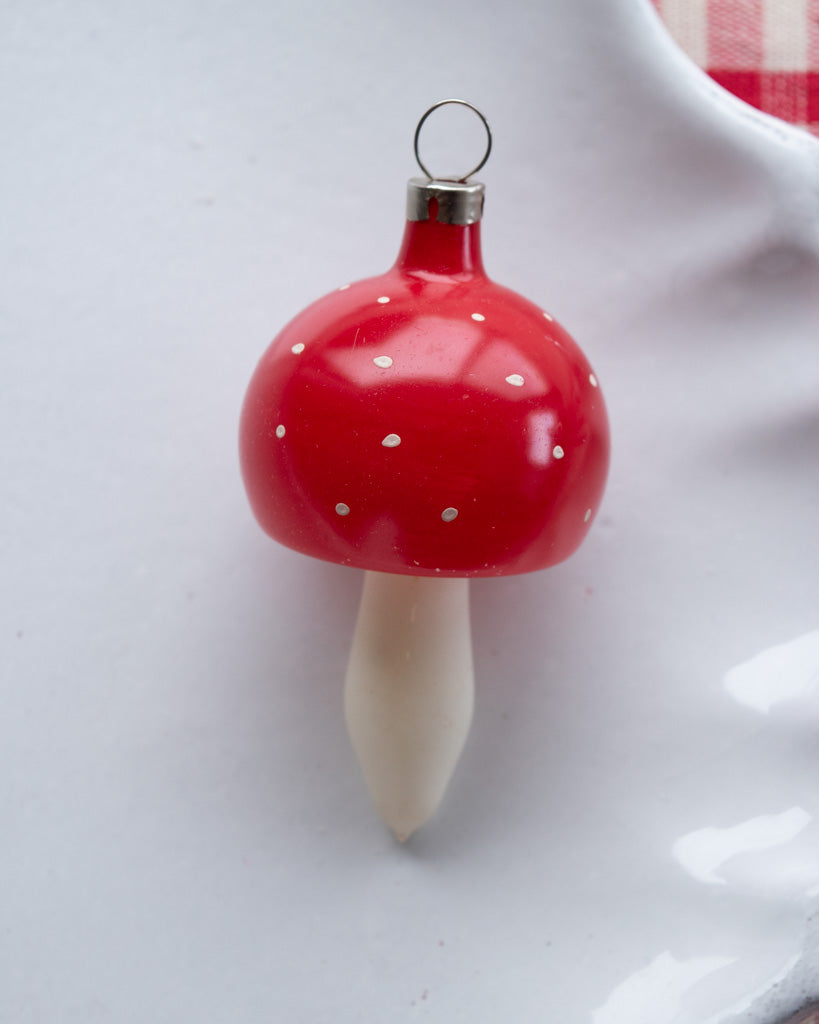 Vintage European Ornament - Mushrooms I