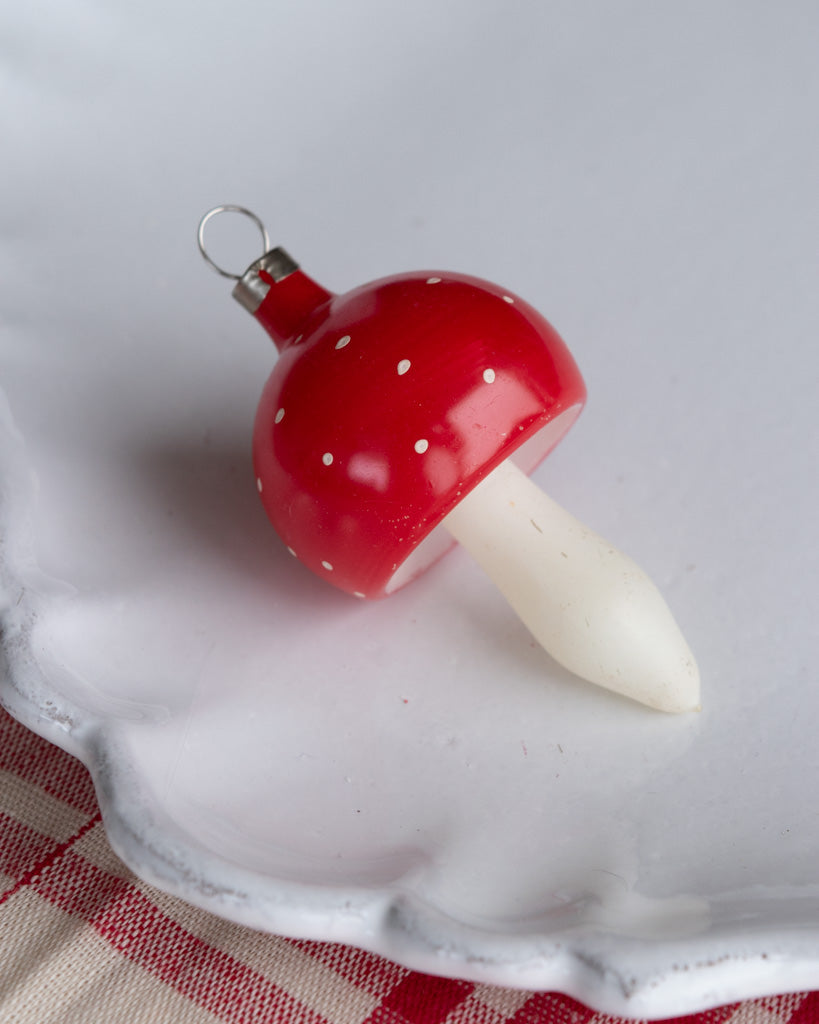 Vintage European Ornament - Mushrooms I