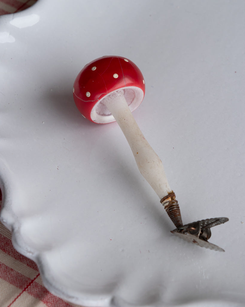 Vintage European Ornament - Mushrooms II