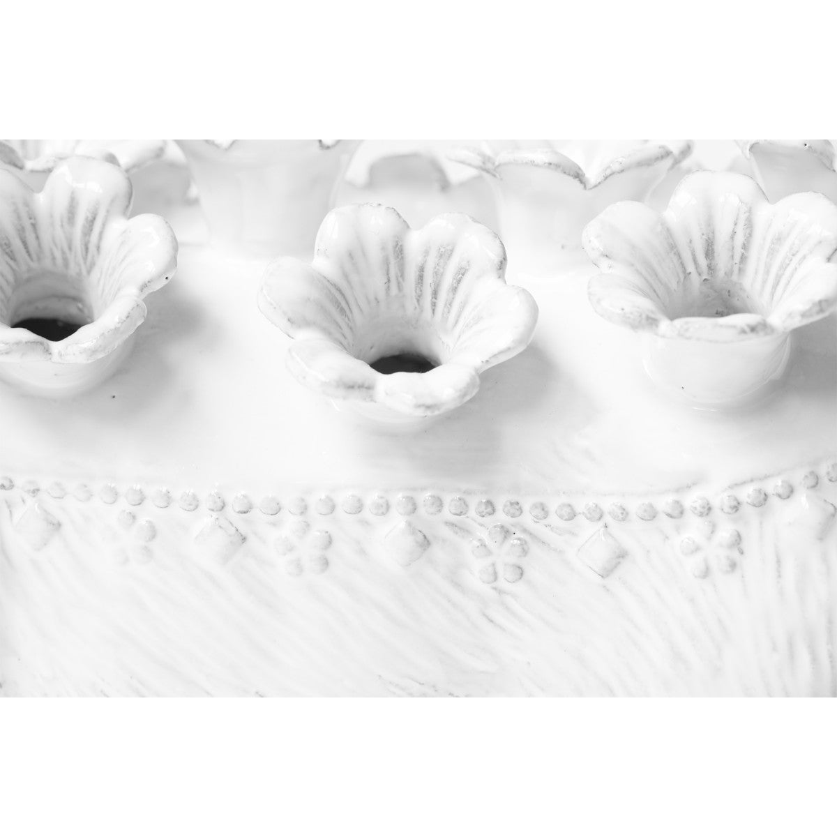 Astier de Villatte Cat Flower Holder Vase