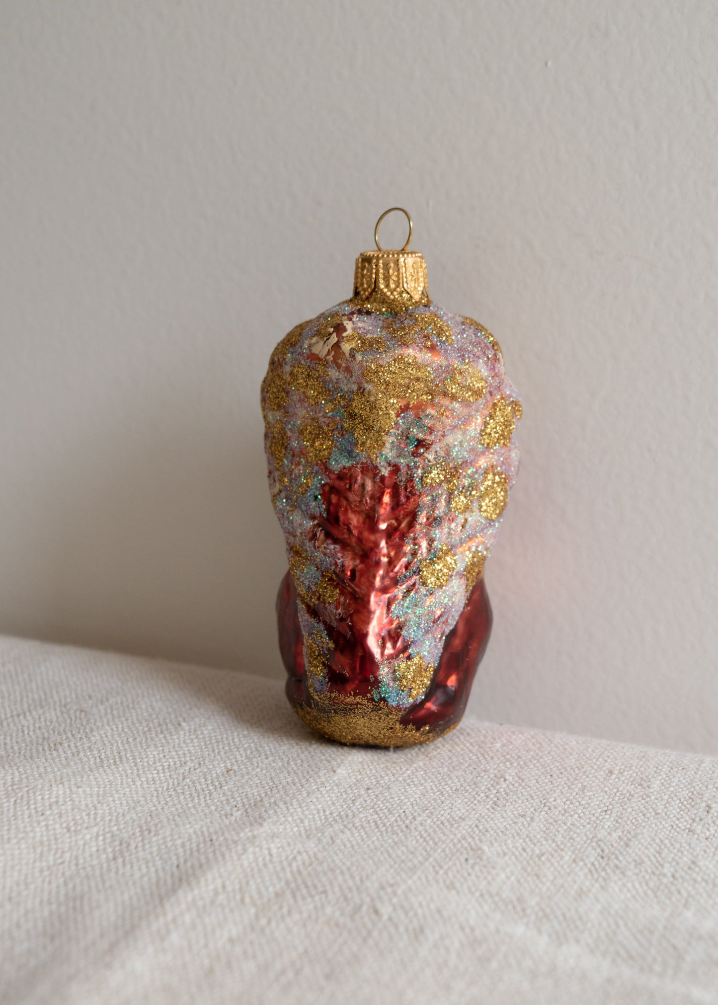 Polish Glass Christmas Ornament - Squirrel