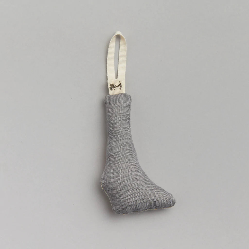 Coral & Tusk Bunny with Holly Ornament