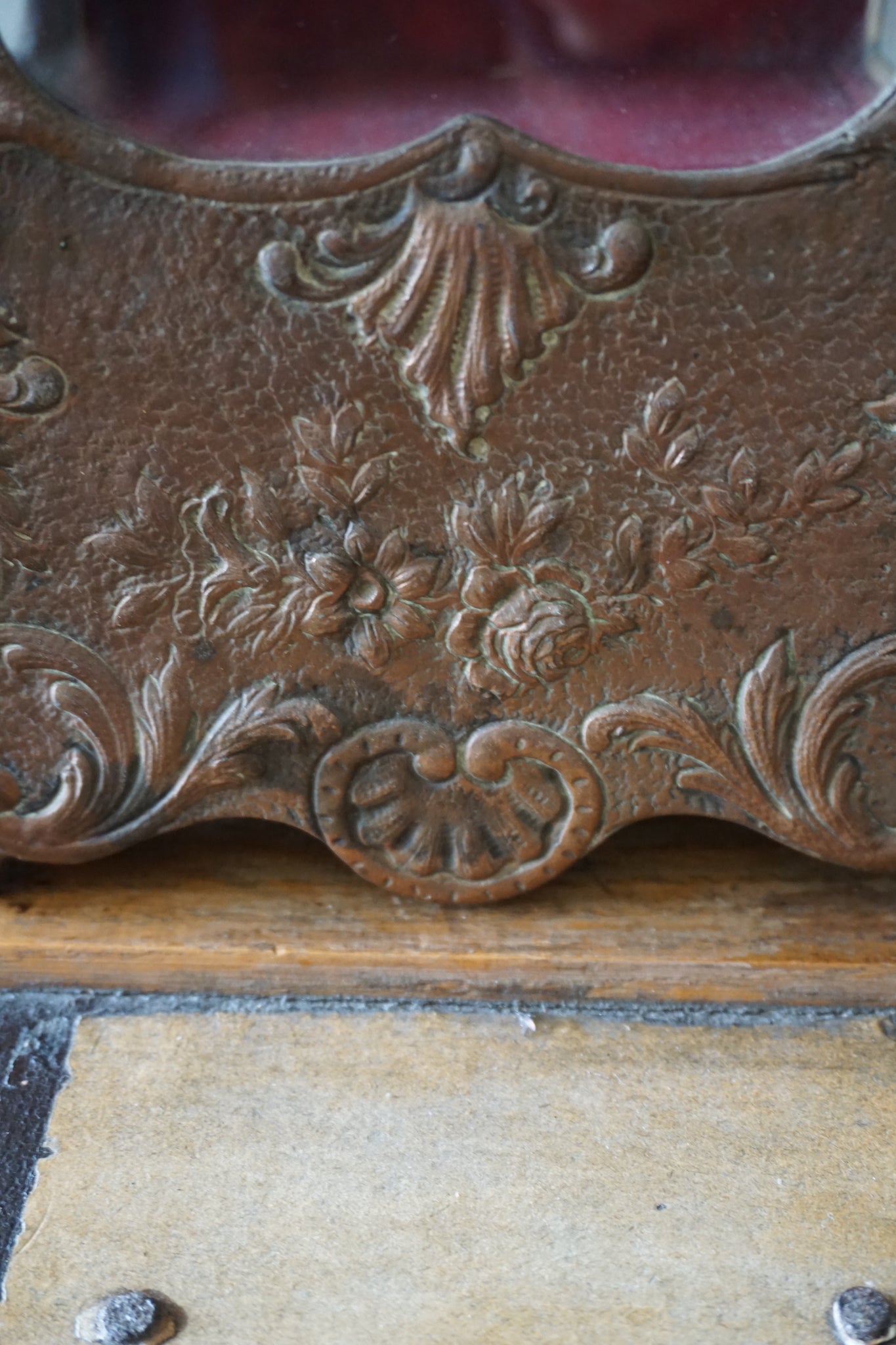 Antique French Sedan Display Cabinet