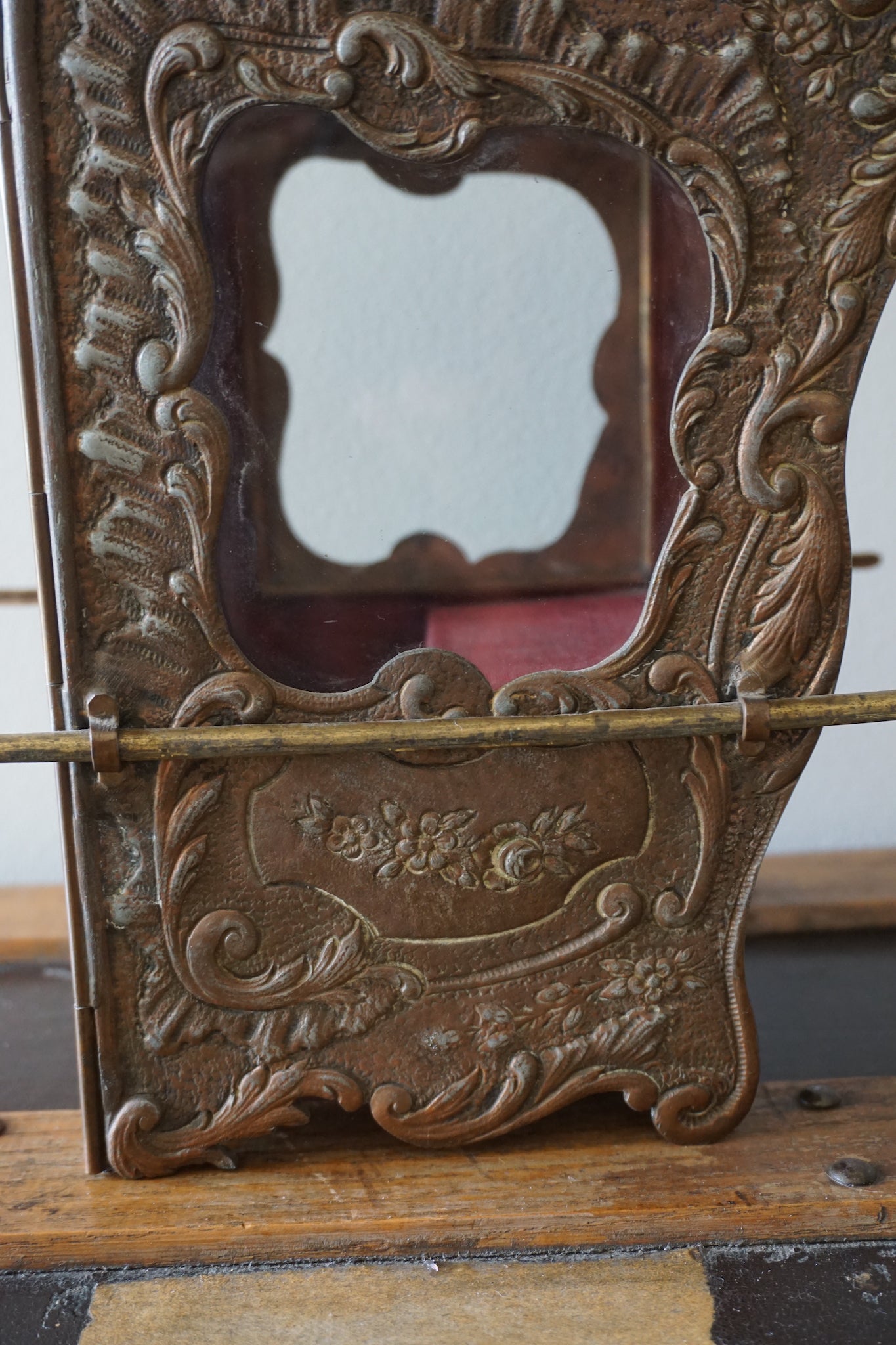 Antique French Sedan Display Cabinet