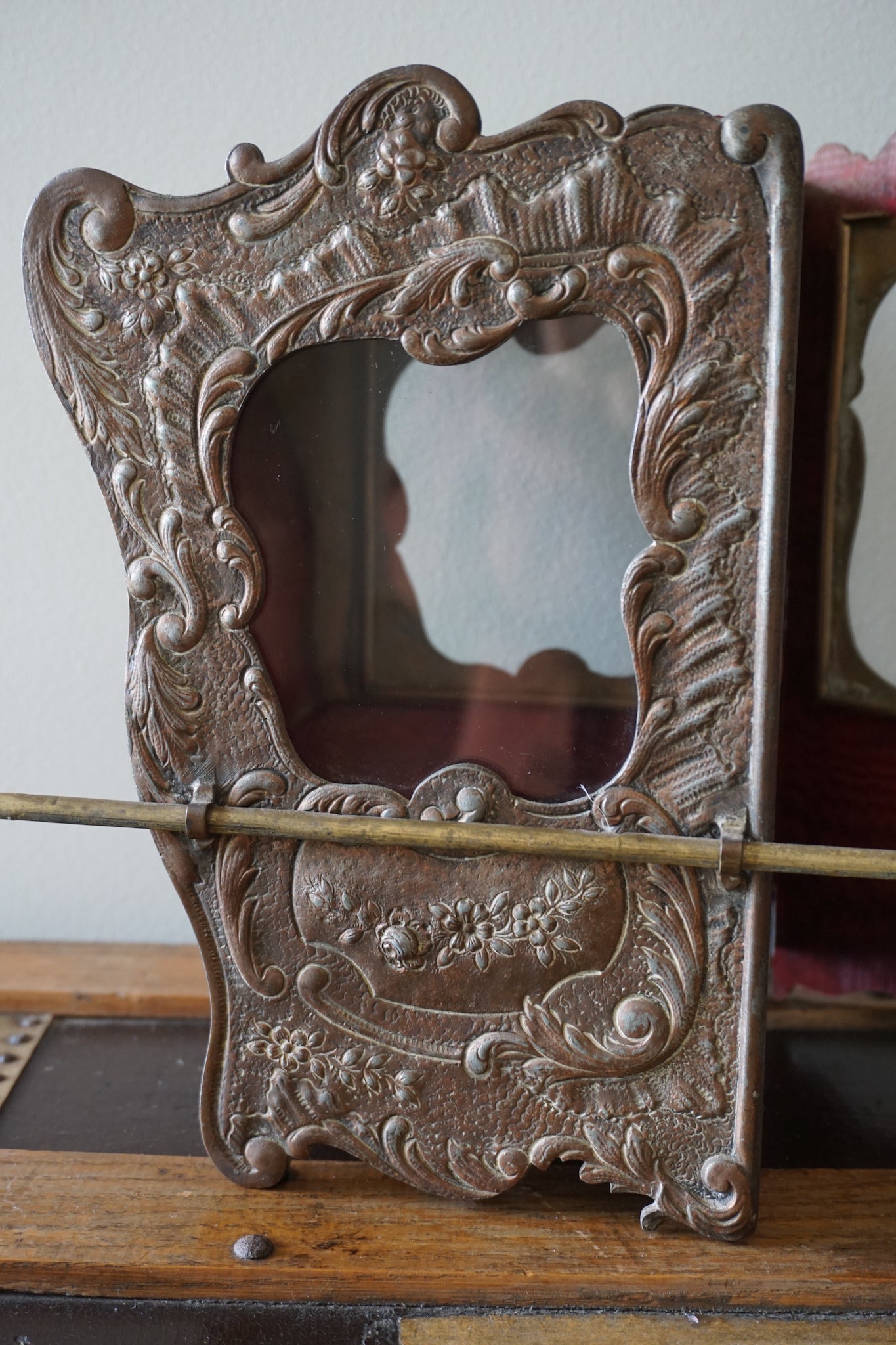 Antique French Sedan Display Cabinet