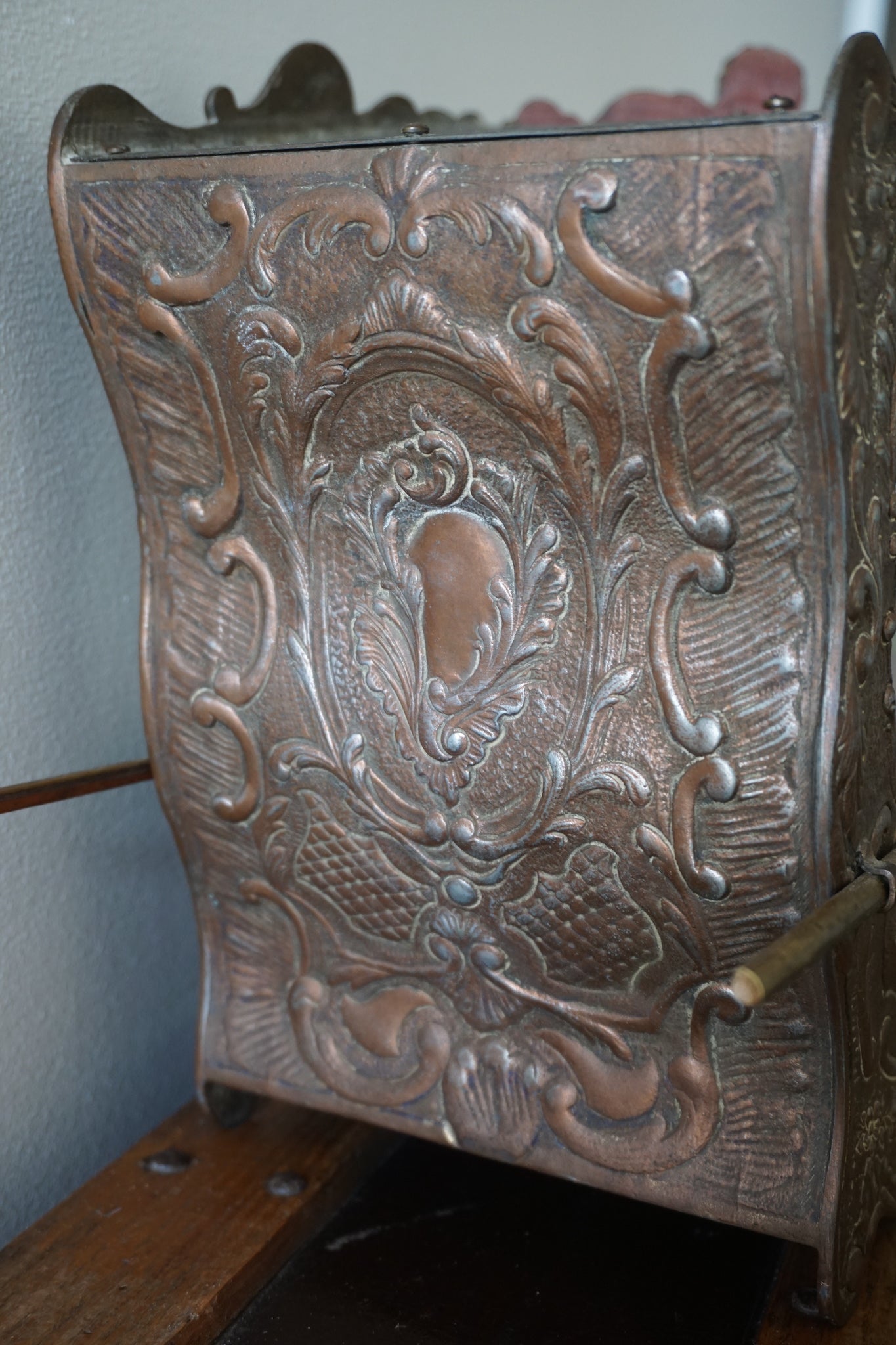 Antique French Sedan Display Cabinet