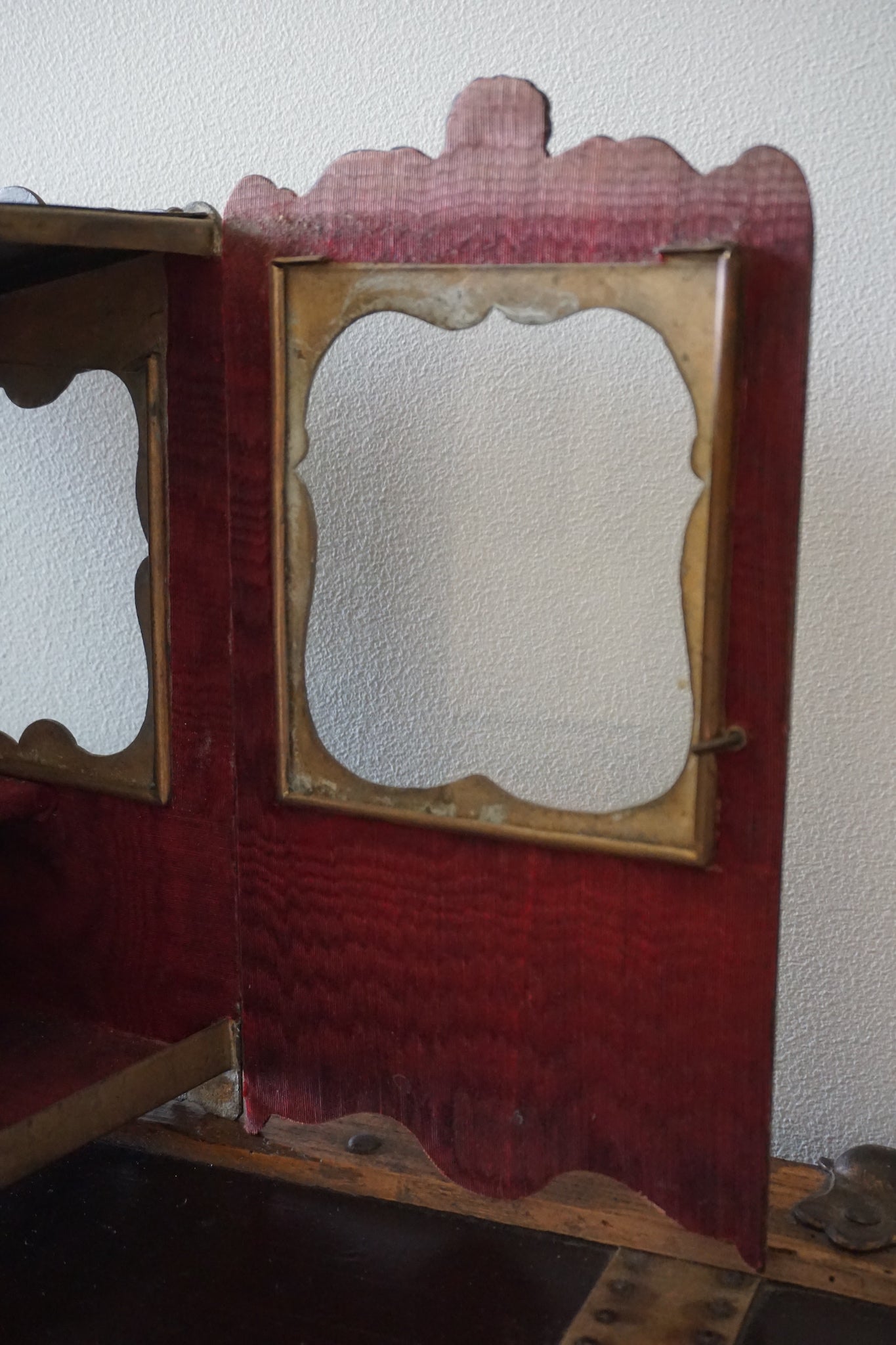 Antique French Sedan Display Cabinet