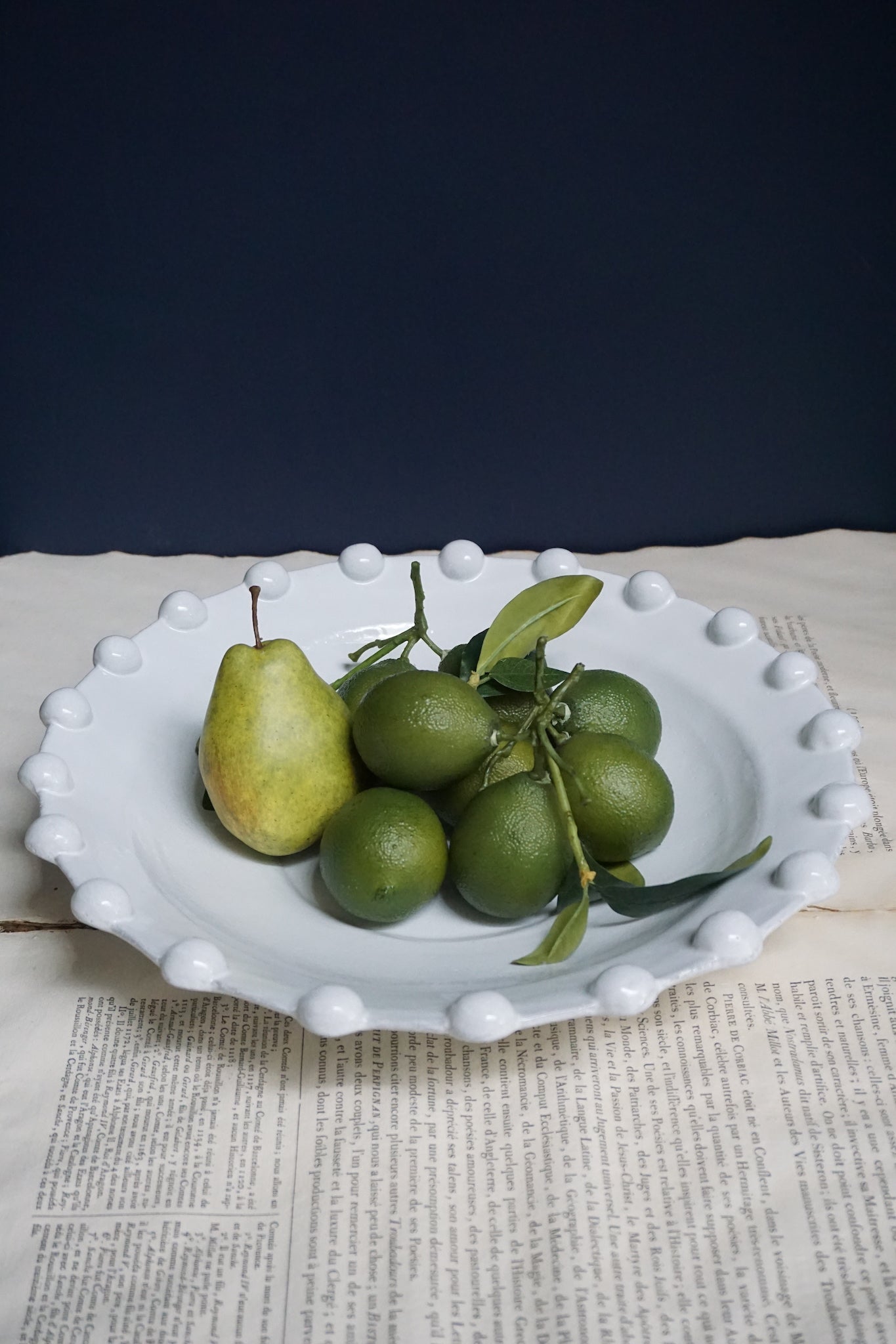 Astier de Villatte Adelaide Large Deep Platter