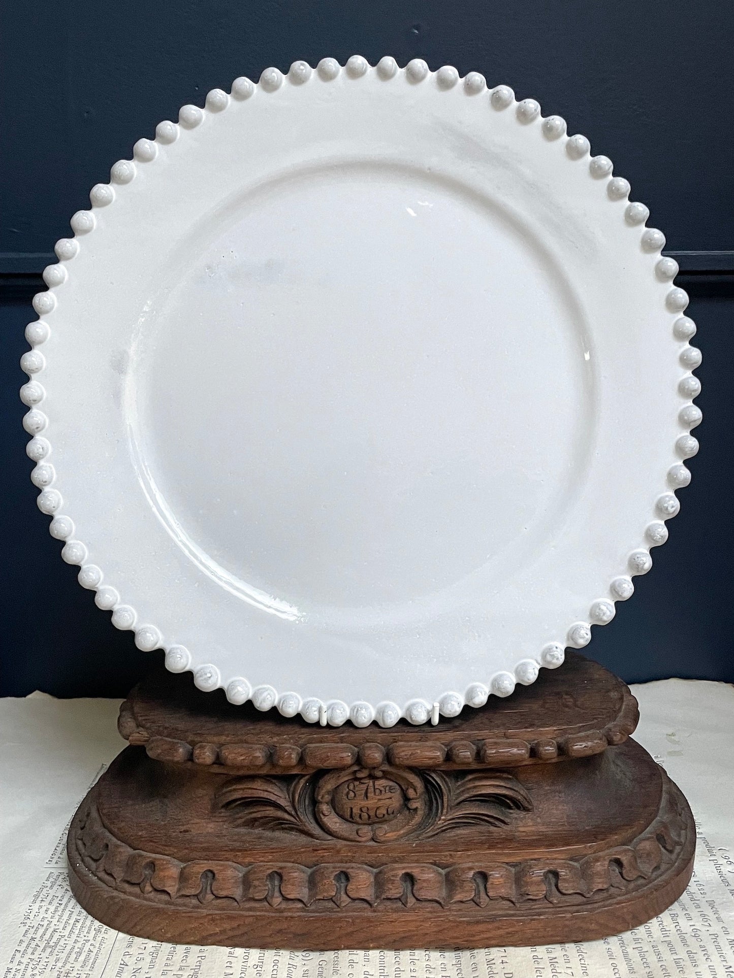 Astier de Villatte Adelaide Large Dinner Plate