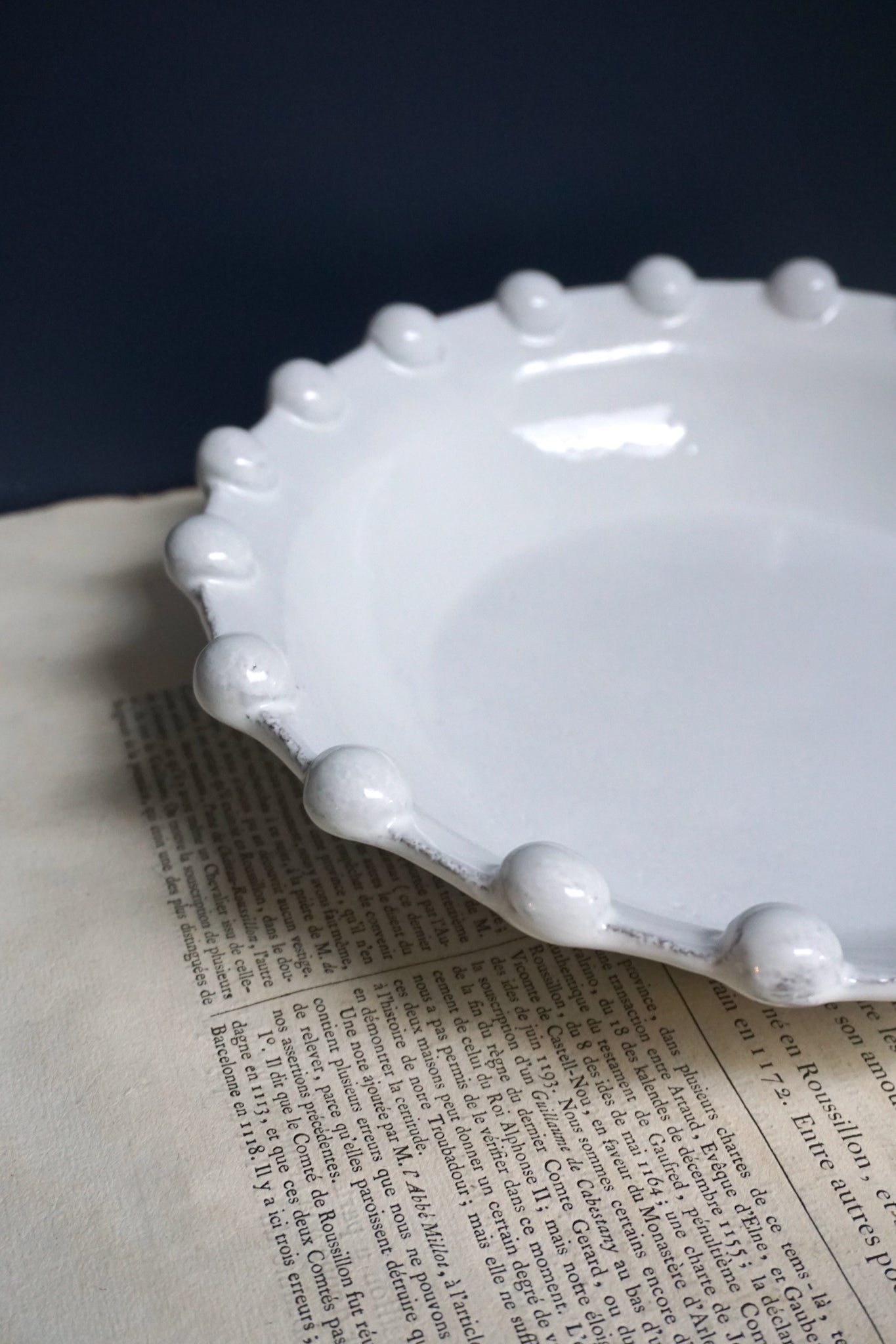 Astier de Villatte Adelaide Medium Deep Platter