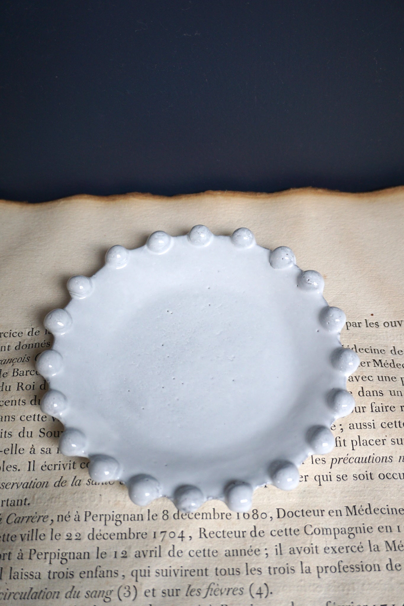 Astier de Villatte Adelaide Saucer