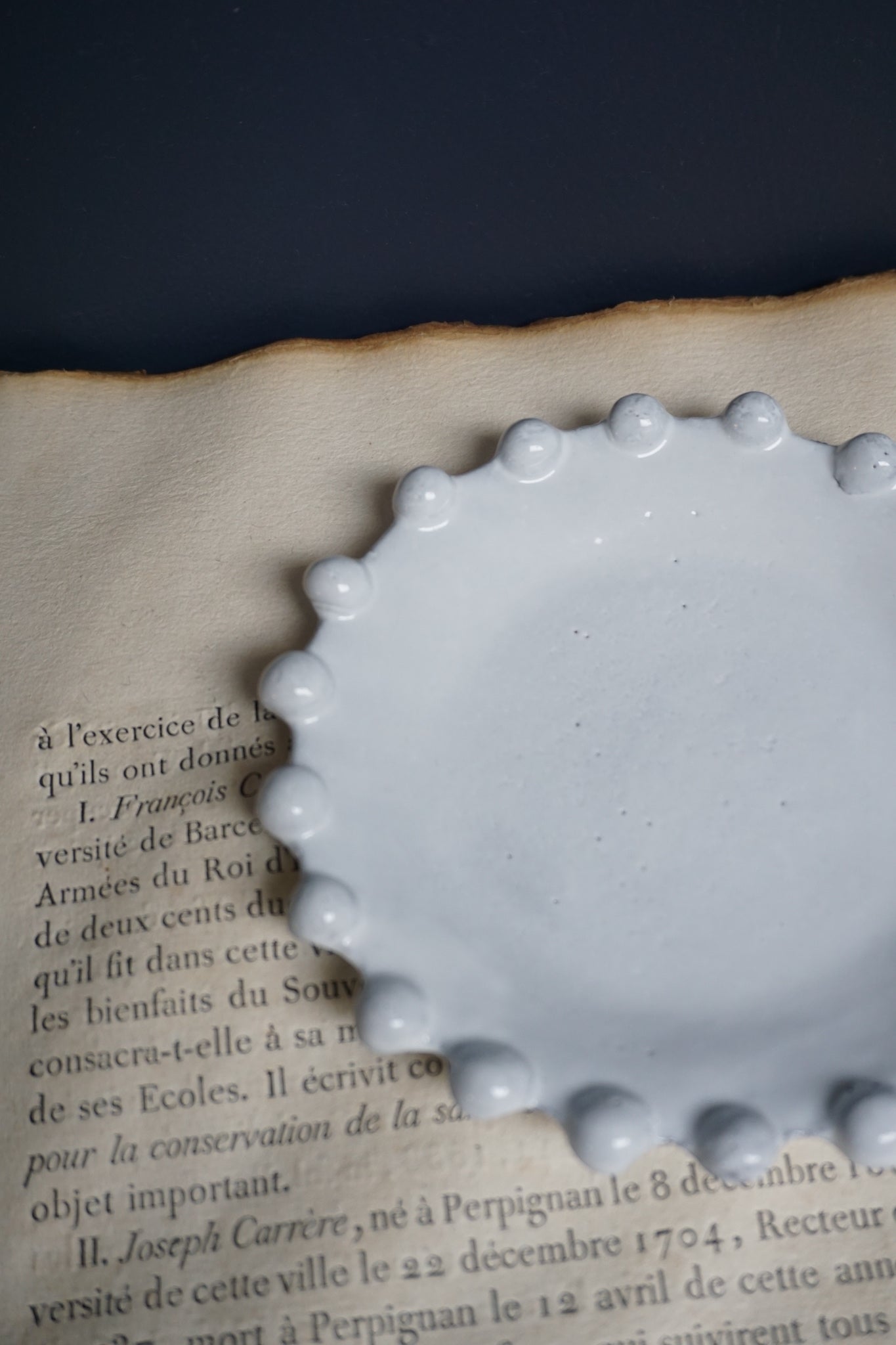 Astier de Villatte Adelaide Saucer