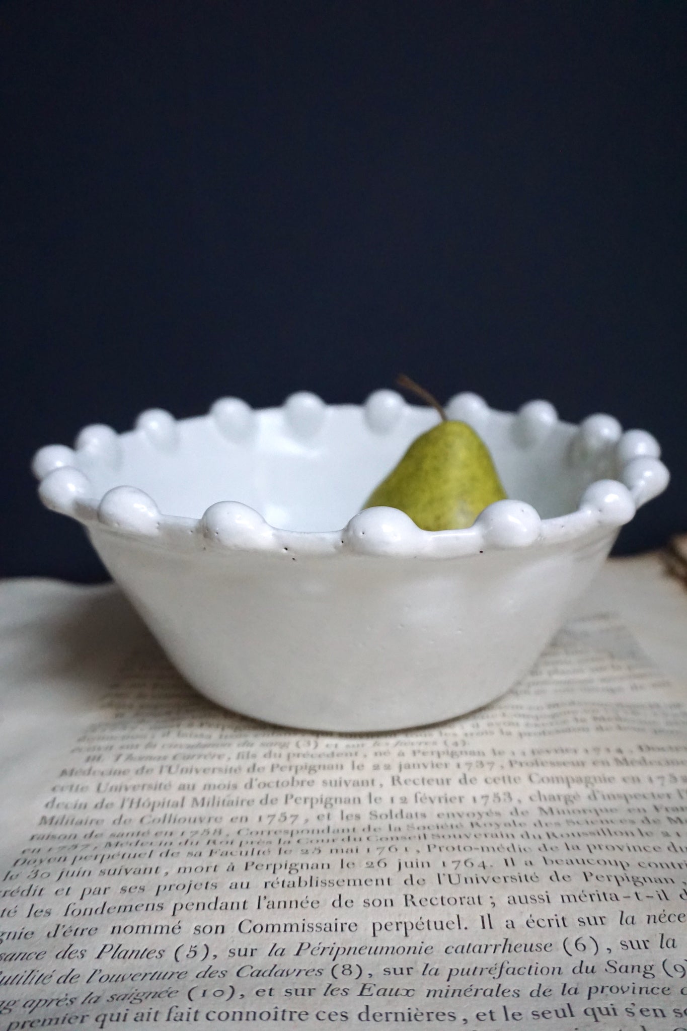 Astier de Villatte Adelaide Small Deep Platter