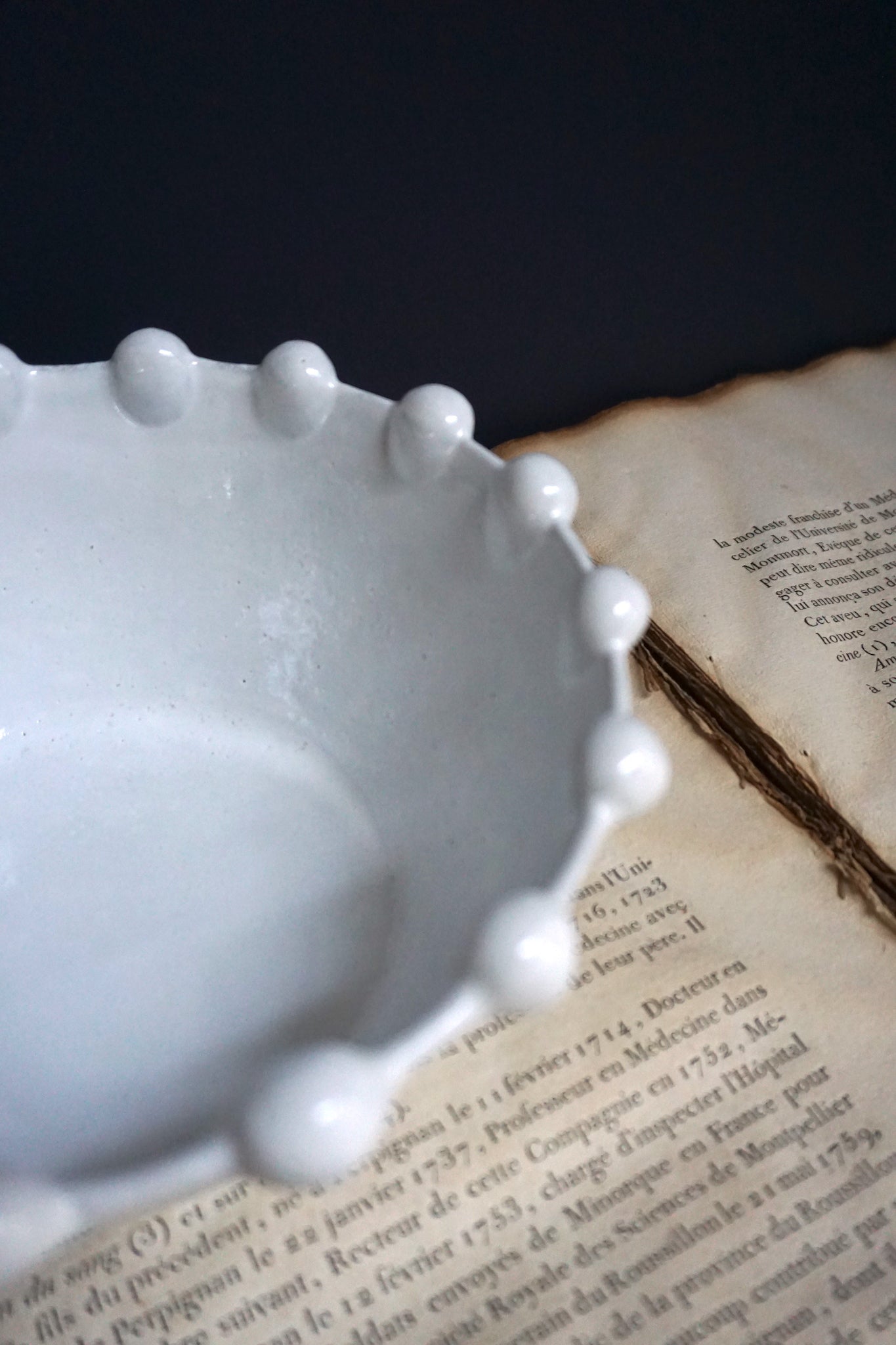 Astier de Villatte Adelaide Small Deep Platter