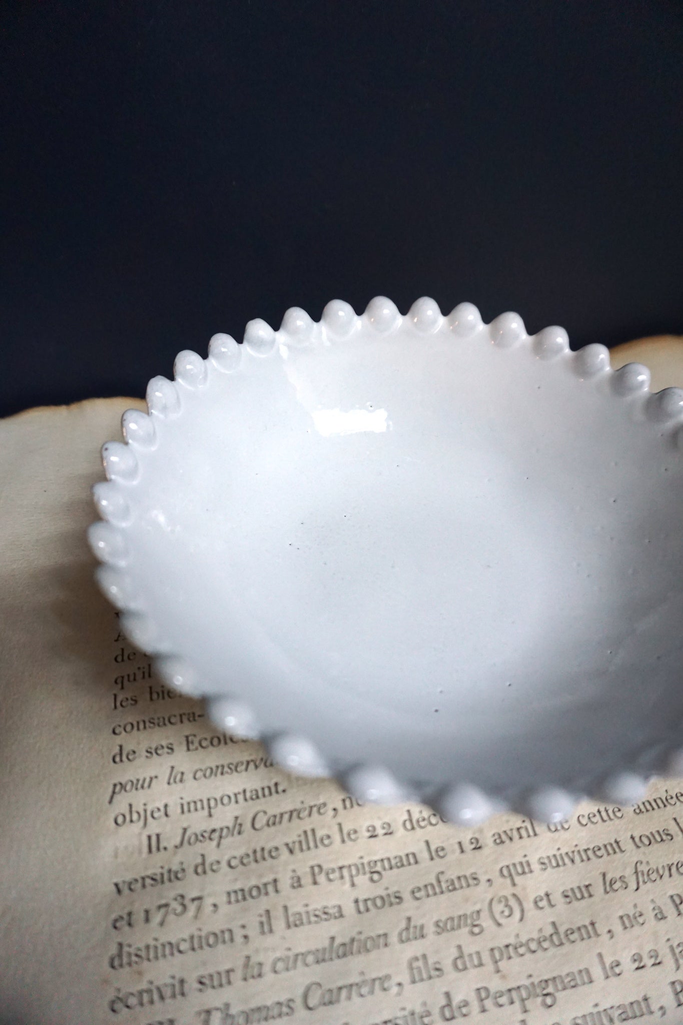 Astier de Villatte Adelaide Small Soup Plate