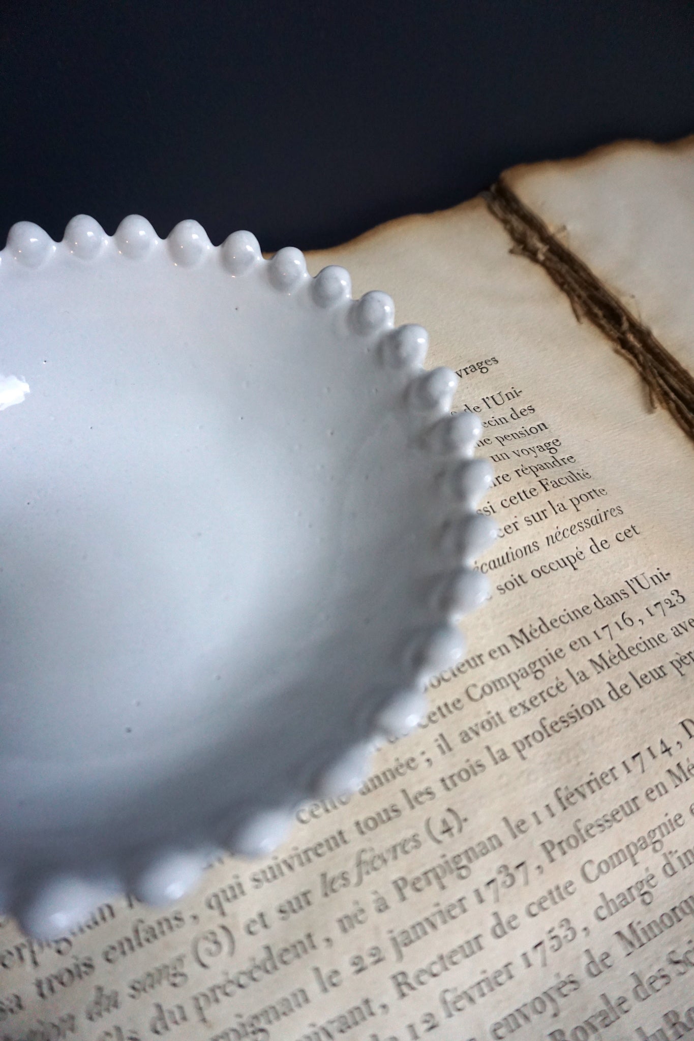 Astier de Villatte Adelaide Small Soup Plate