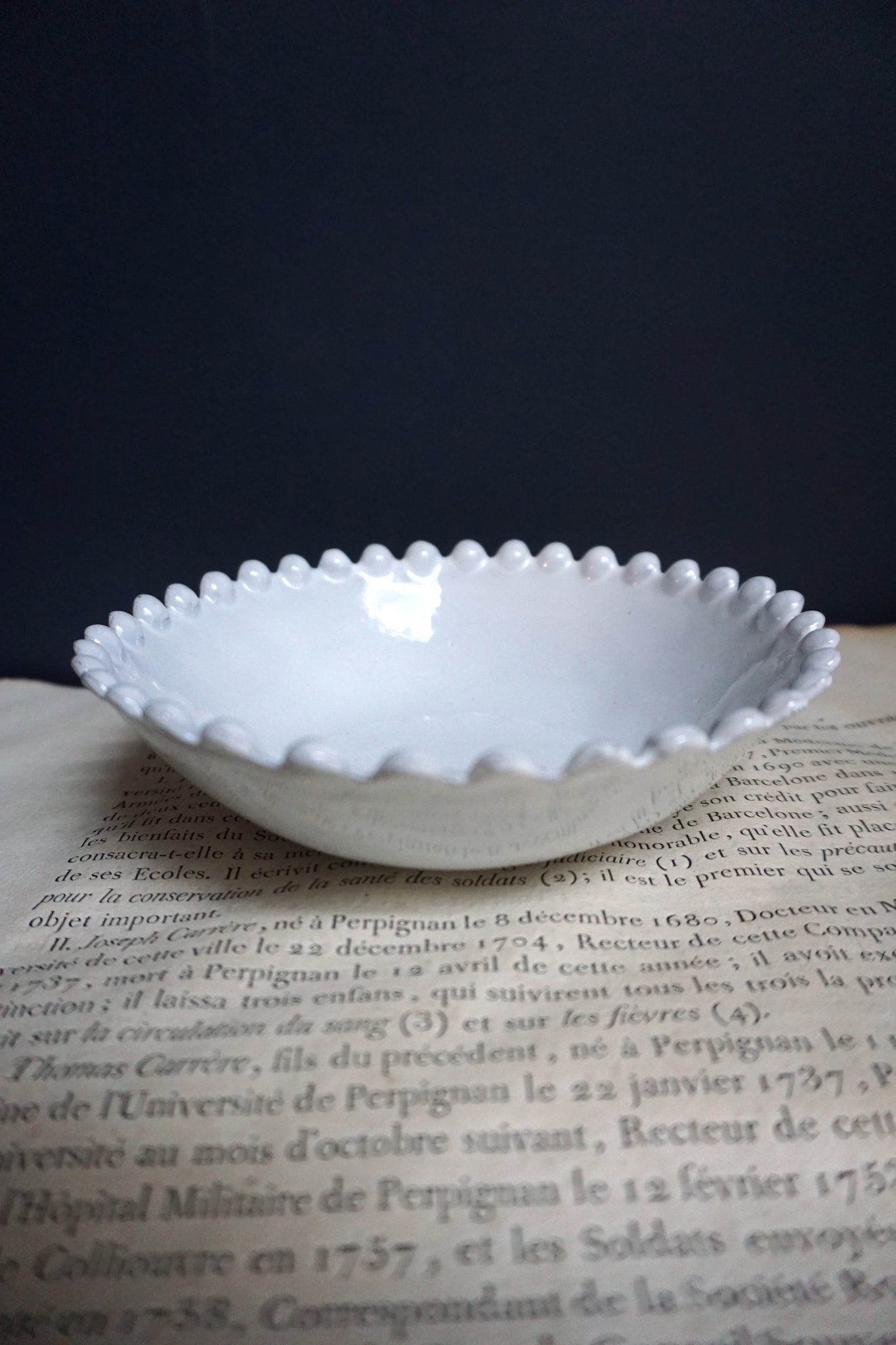 Astier de Villatte Adelaide Small Soup Plate