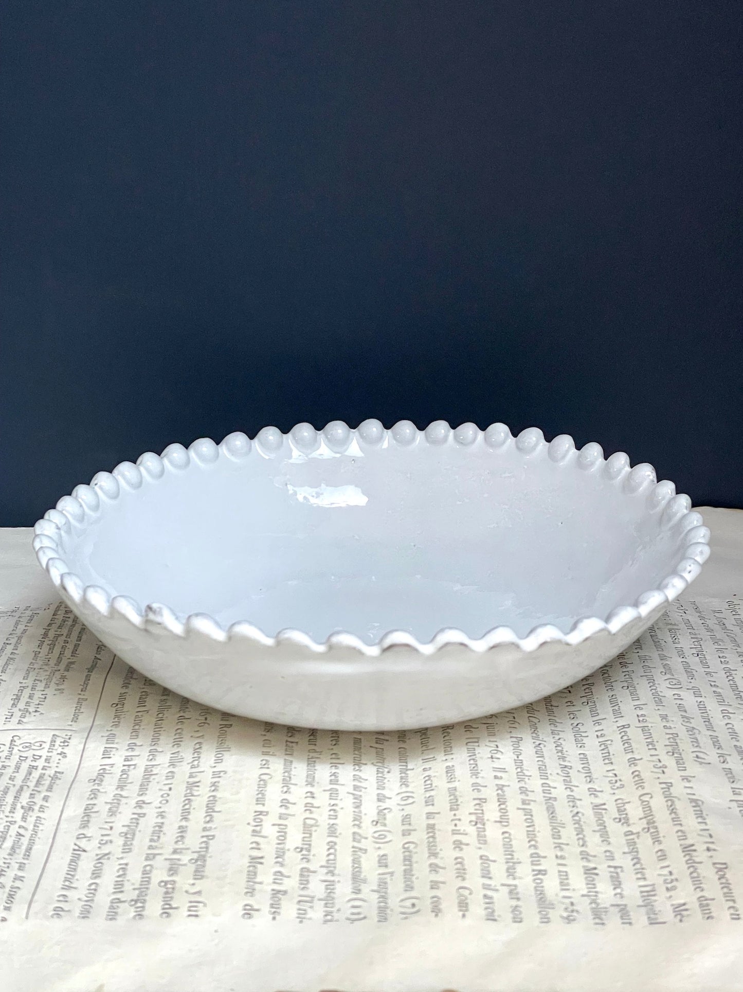 Astier de Villatte Adelaide Soup Plate